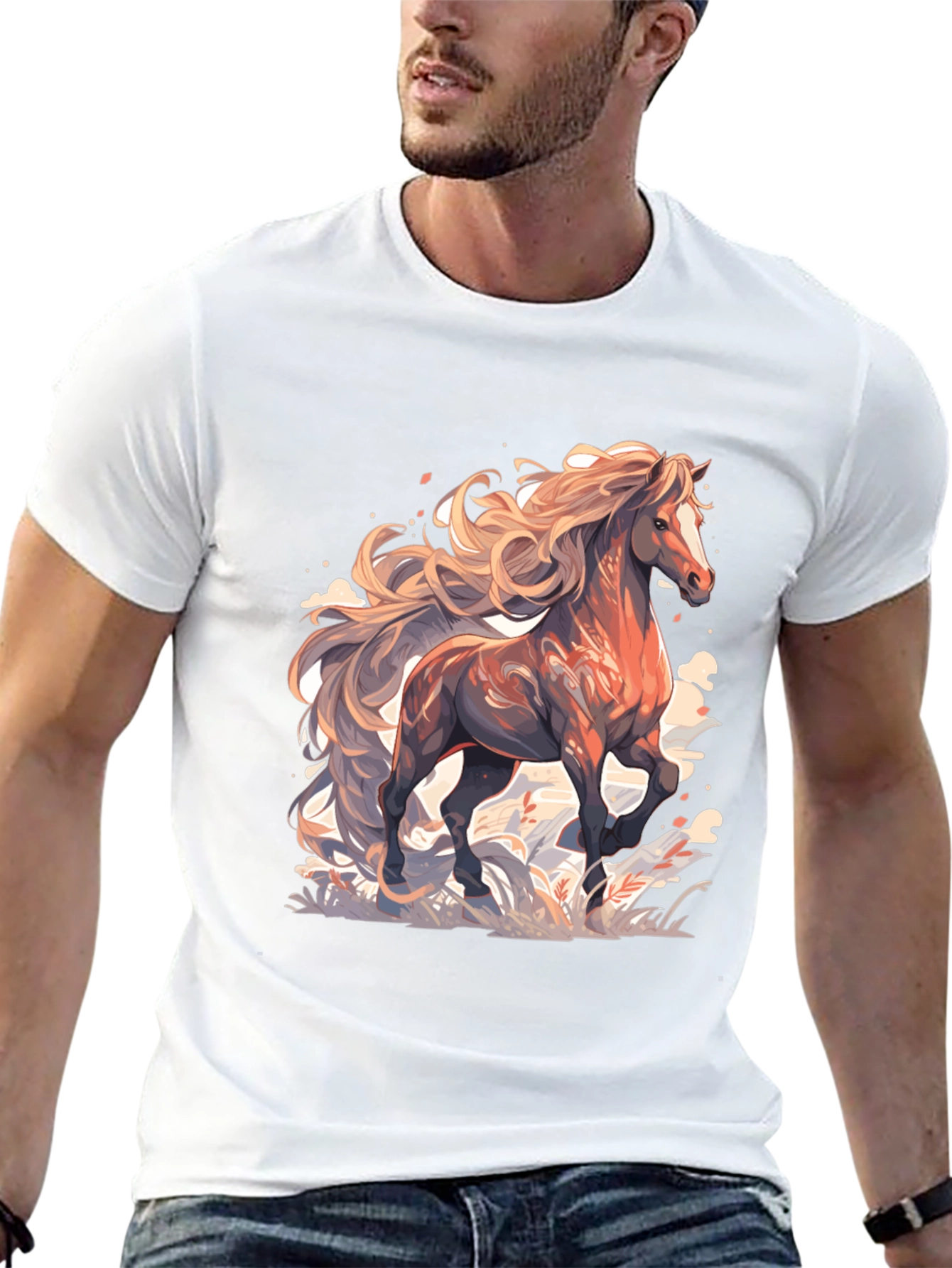 Majestic Horse Graphic Tee