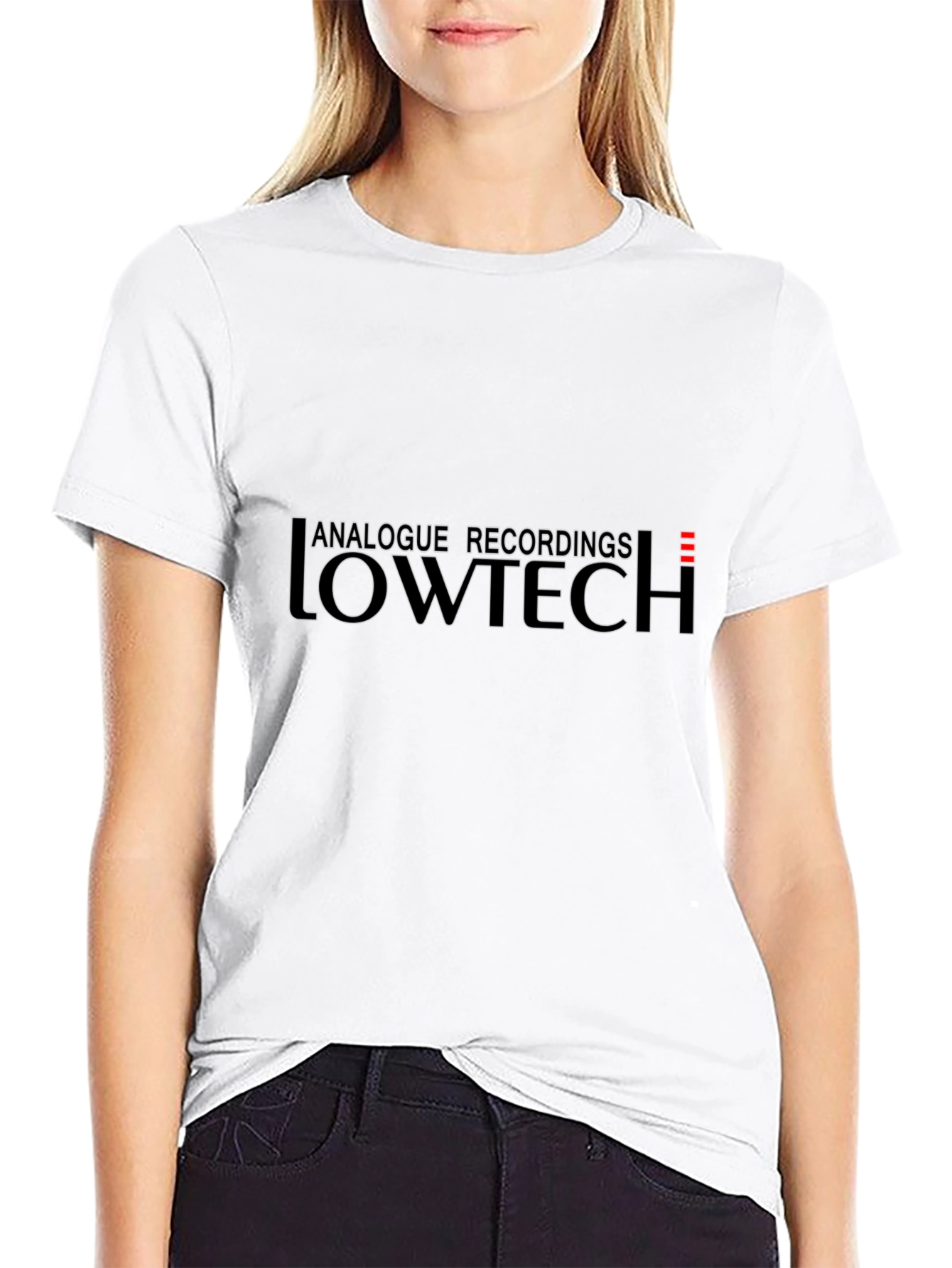 Analogue Recordings Lowtech Black T-Shirt
