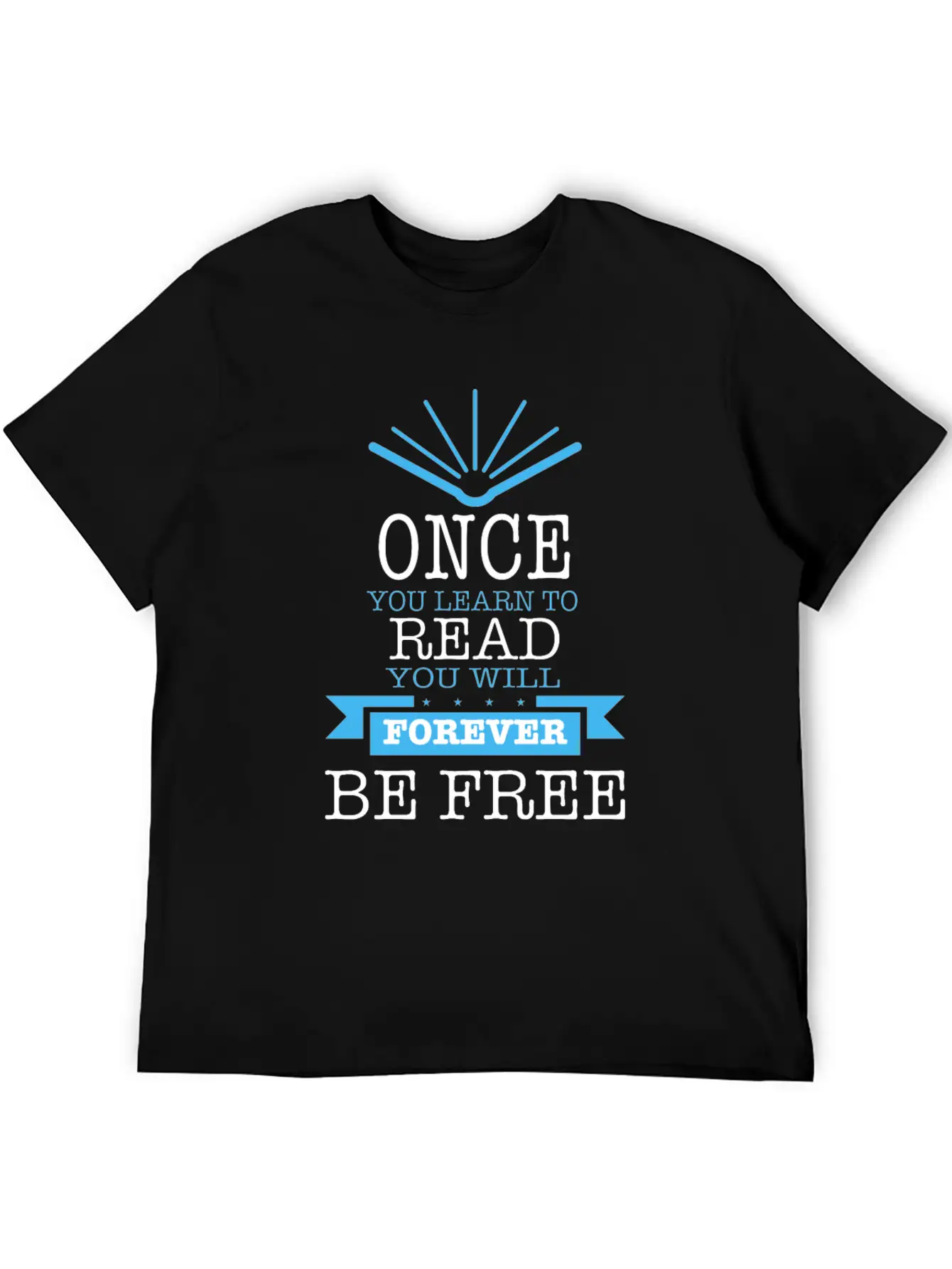 Once You Learn To Read Quote Timeless Short Sleeve Tee – Comfy And Minimalist Design