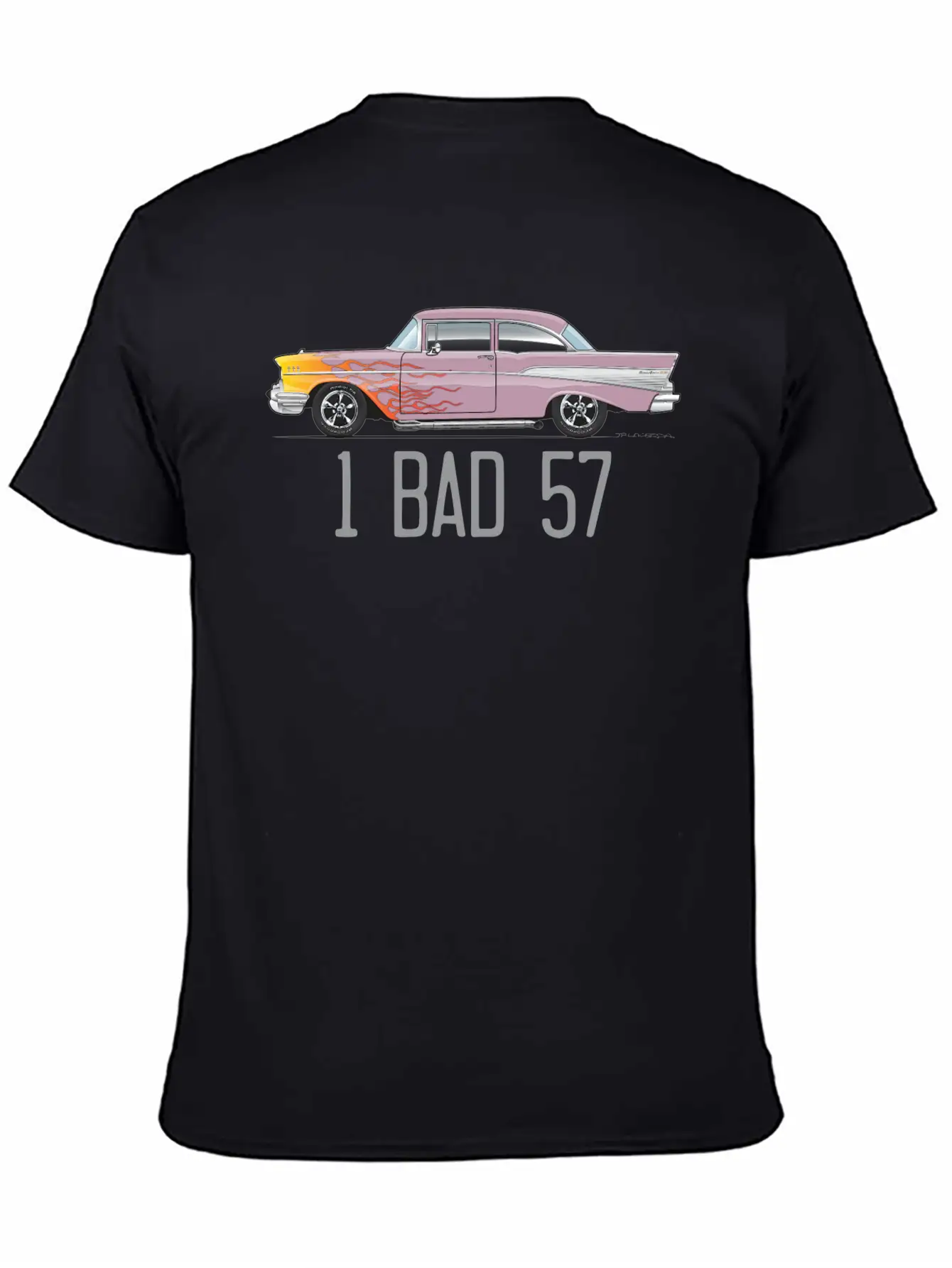One Bad 57 Dusk Pearl Unisex Short Sleeve Soft Cotton T-Shirt – Casual Everyday Wear