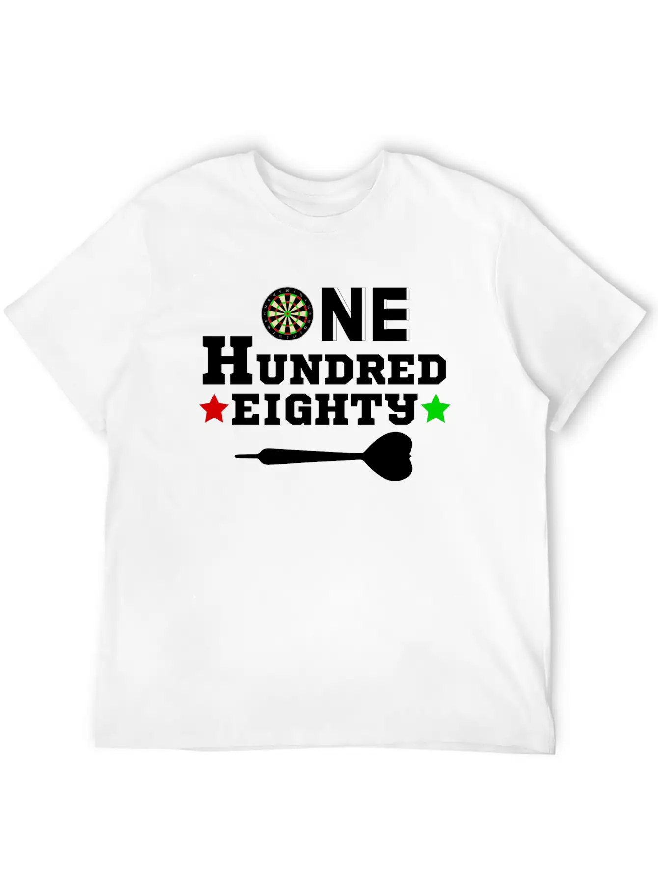 One Hundred Eighty 180 - Geschenk / Sport Unisex Short Sleeve Soft Cotton T-Shirt – Casual Everyday Wear