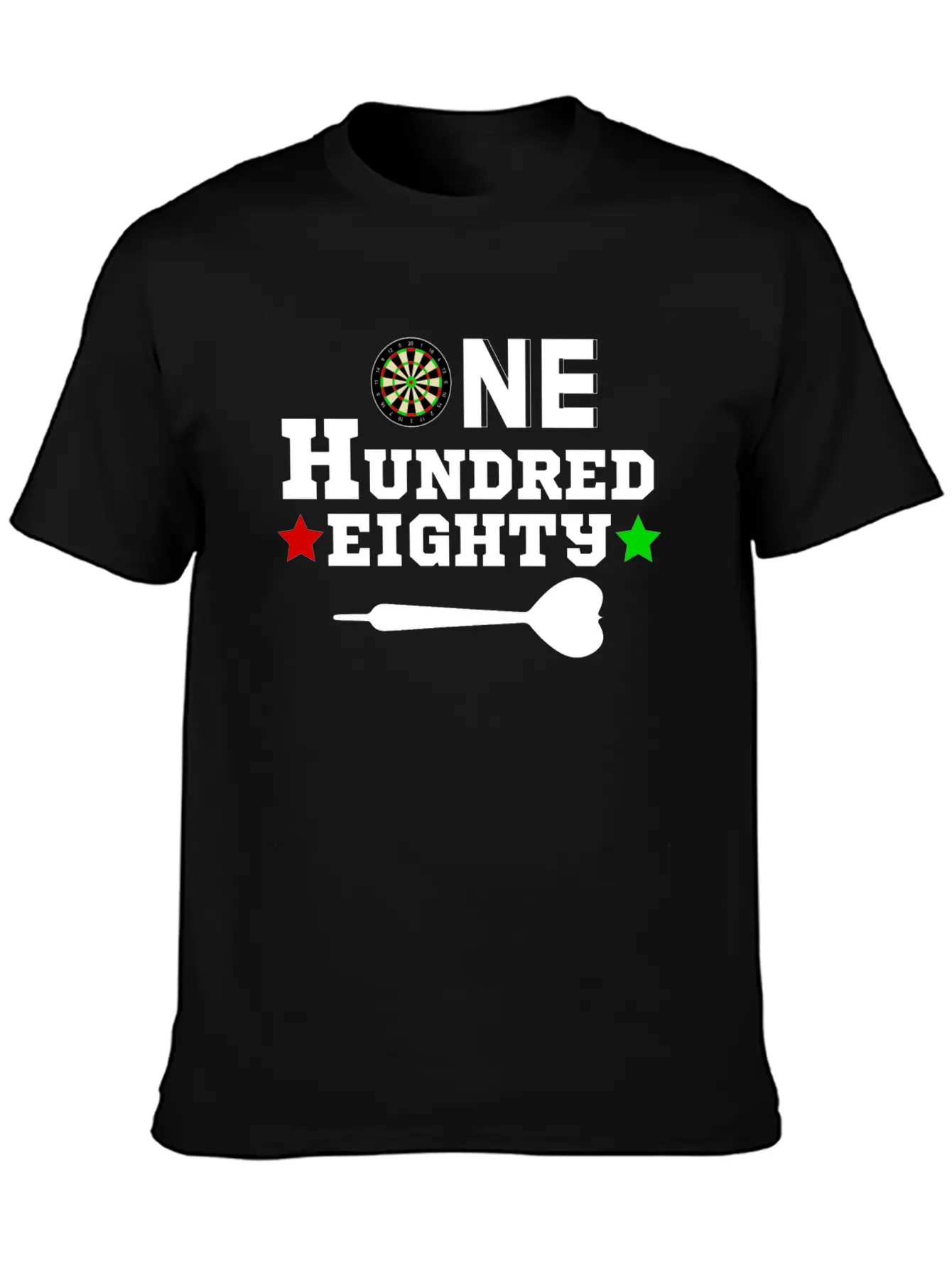 One Hundred Eighty 180 - Geschenk / Sport Unisex Short Sleeve Soft Cotton T-Shirt – Casual Everyday Wear