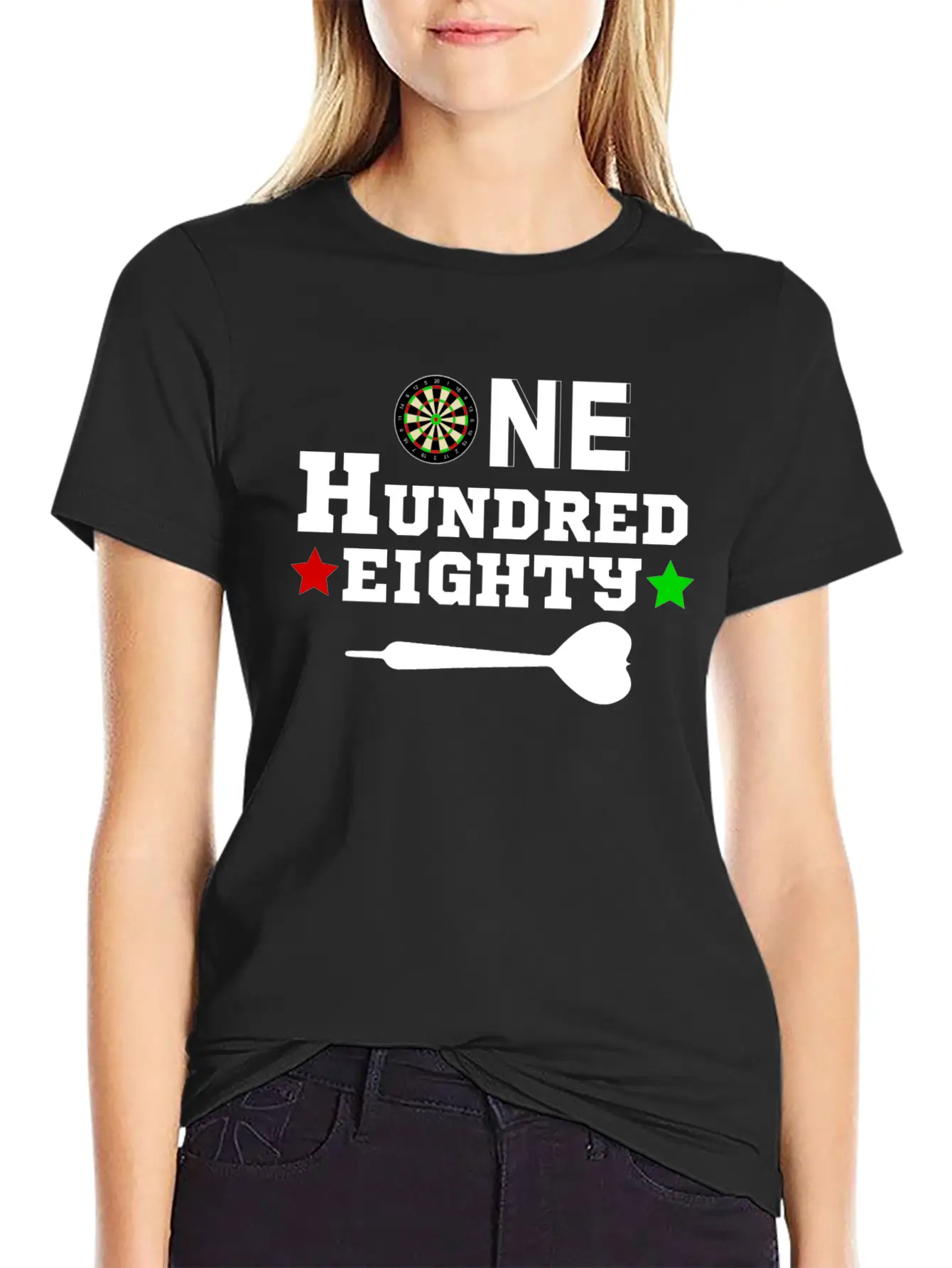 One Hundred Eighty 180 - Geschenk / Sport Unisex Short Sleeve Soft Cotton T-Shirt – Casual Everyday Wear