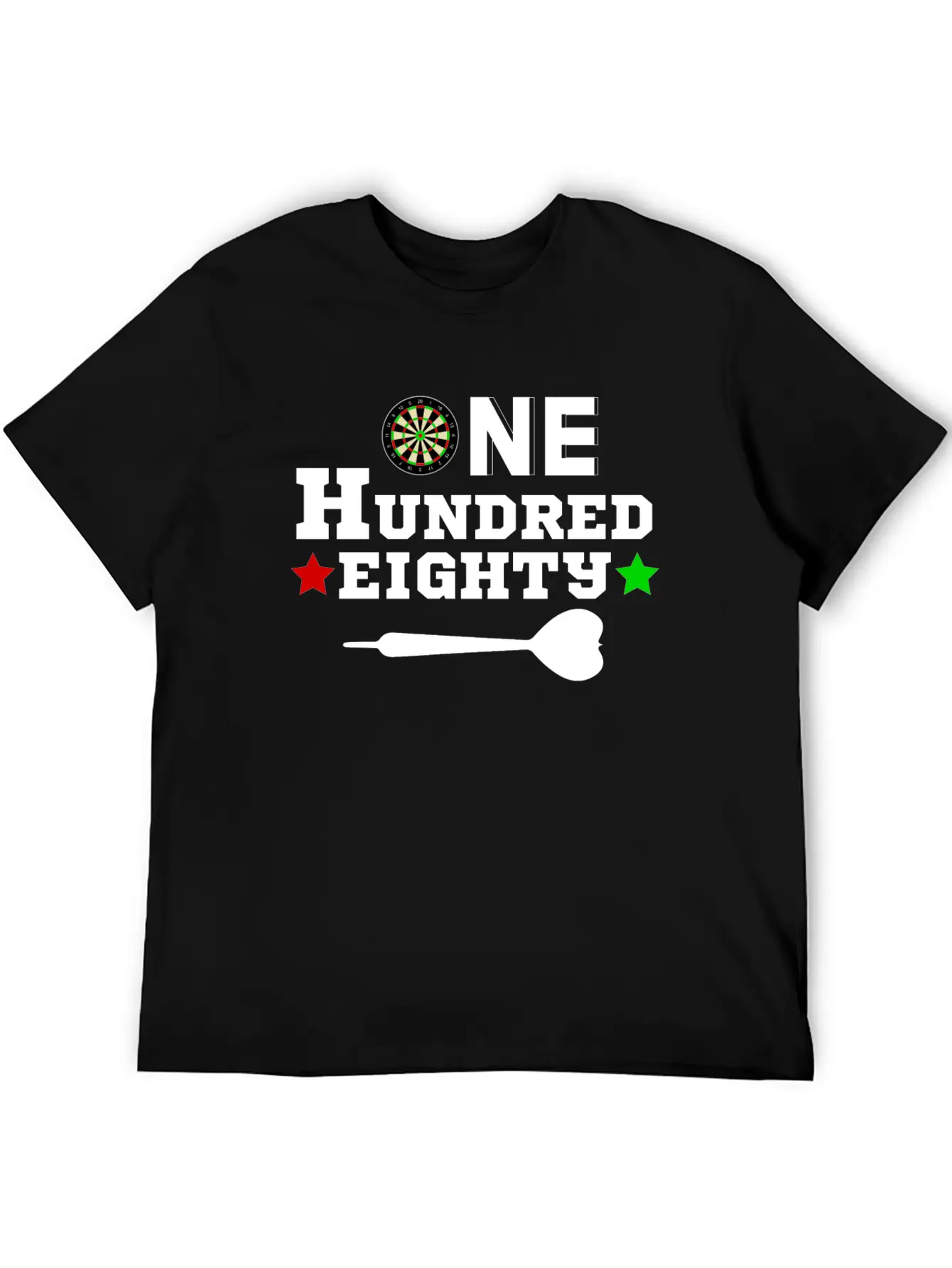 One Hundred Eighty 180 - Geschenk / Sport Unisex Short Sleeve Soft Cotton T-Shirt – Casual Everyday Wear