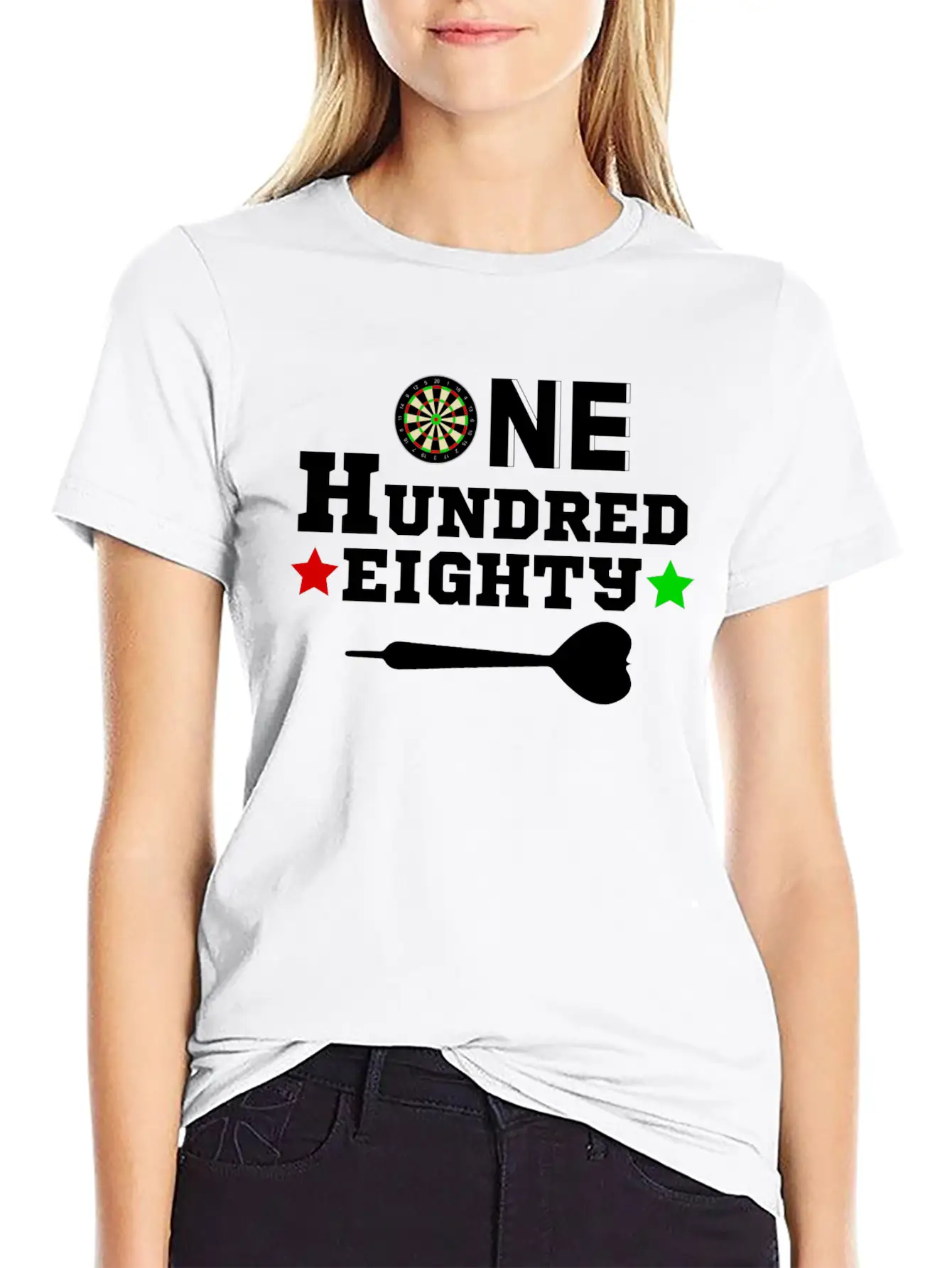 One Hundred Eighty 180 - Geschenk / Sport Unisex Short Sleeve Soft Cotton T-Shirt – Casual Everyday Wear