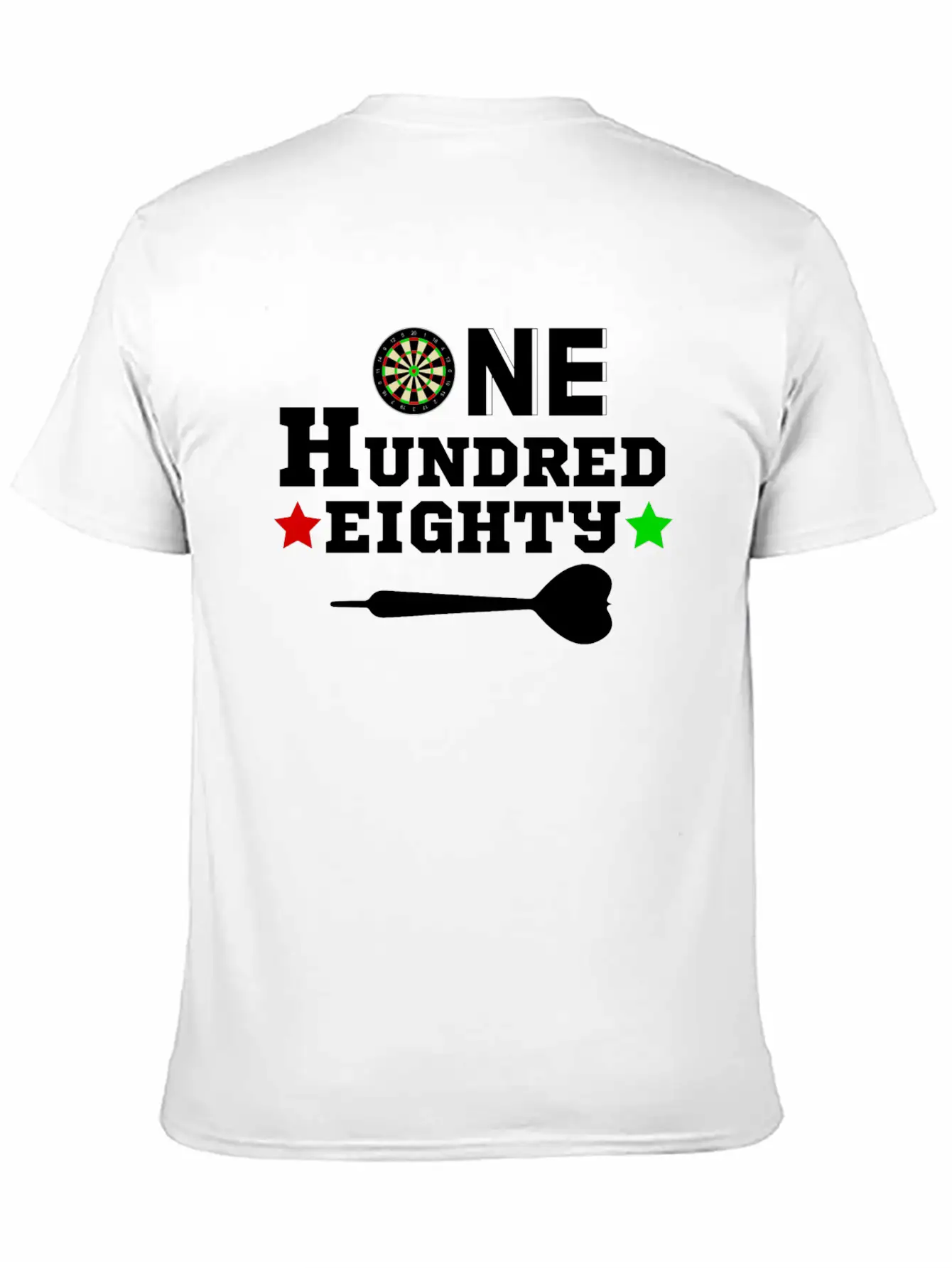One Hundred Eighty 180 - Geschenk / Sport Unisex Short Sleeve Soft Cotton T-Shirt – Casual Everyday Wear