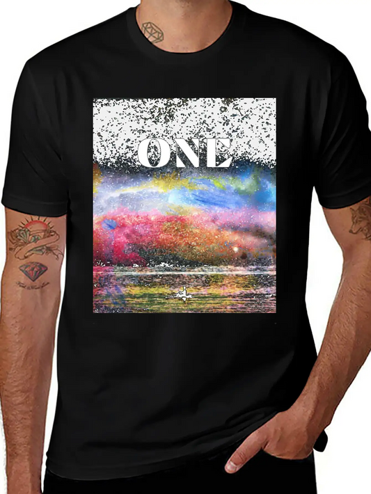 One, Individualism, Self Reliance, Motivational Essential Unisex Summer Tee – Soft Cotton Casual Fit