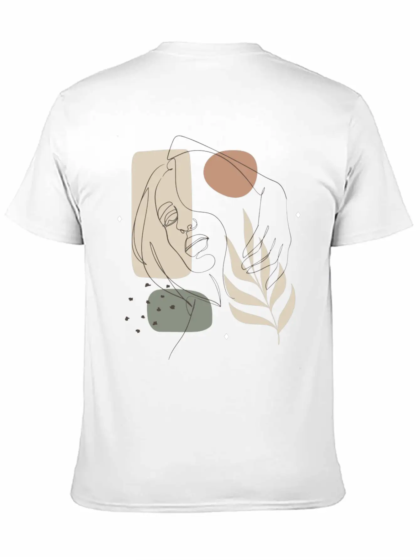 One Line Art, One Line, Line Art, Line Drawing Essential Unisex Summer Tee – Soft Cotton Casual Fit