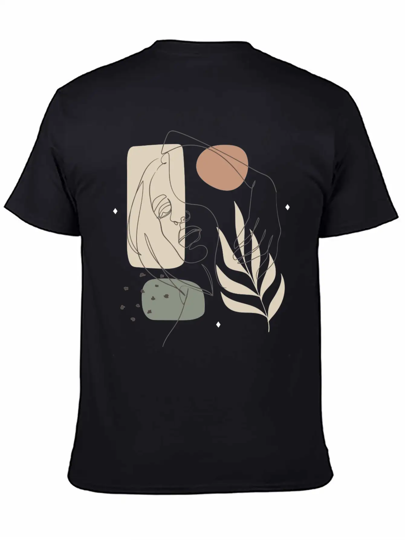 One Line Art, One Line, Line Art, Line Drawing Essential Unisex Summer Tee – Soft Cotton Casual Fit