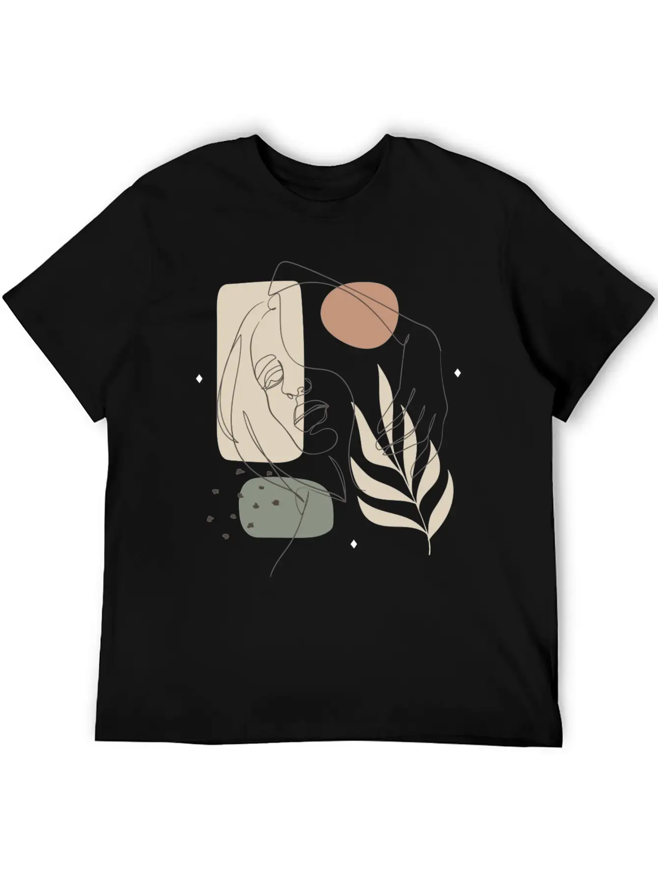 One Line Art, One Line, Line Art, Line Drawing Essential Unisex Summer Tee – Soft Cotton Casual Fit