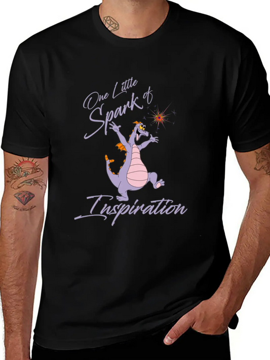 One Little Spark Of Inspiration Basic Graphic T-Shirt – Daily Comfort In Soft Cotton