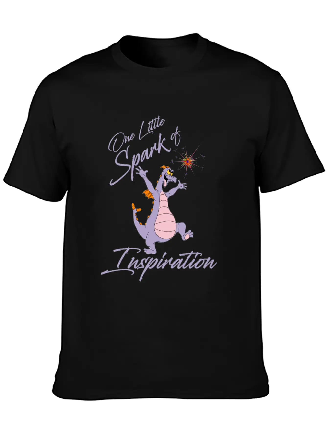 One Little Spark Of Inspiration Basic Graphic T-Shirt – Daily Comfort In Soft Cotton
