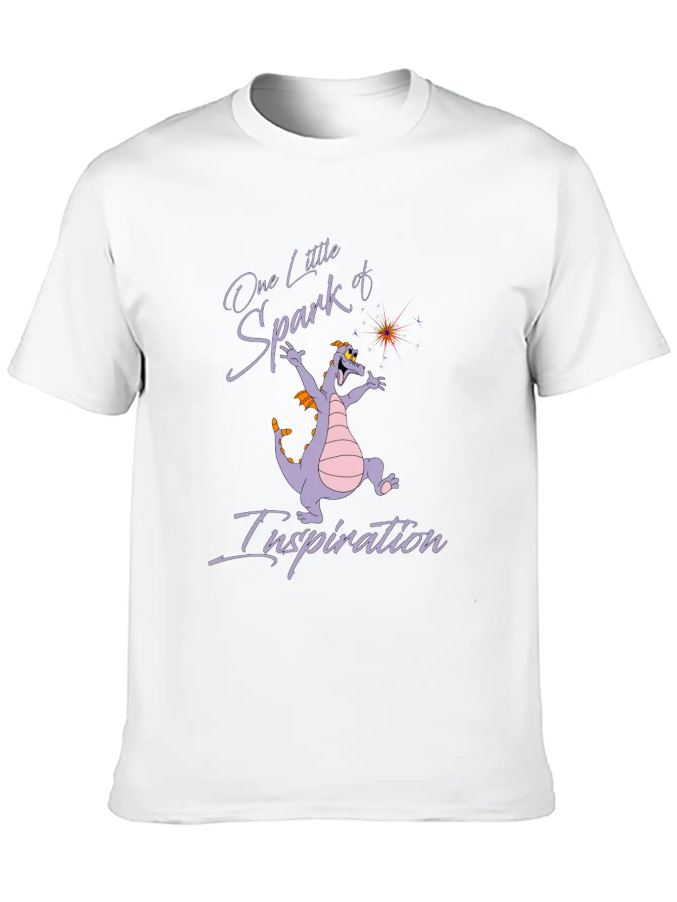 One Little Spark Of Inspiration Basic Graphic T-Shirt – Daily Comfort In Soft Cotton