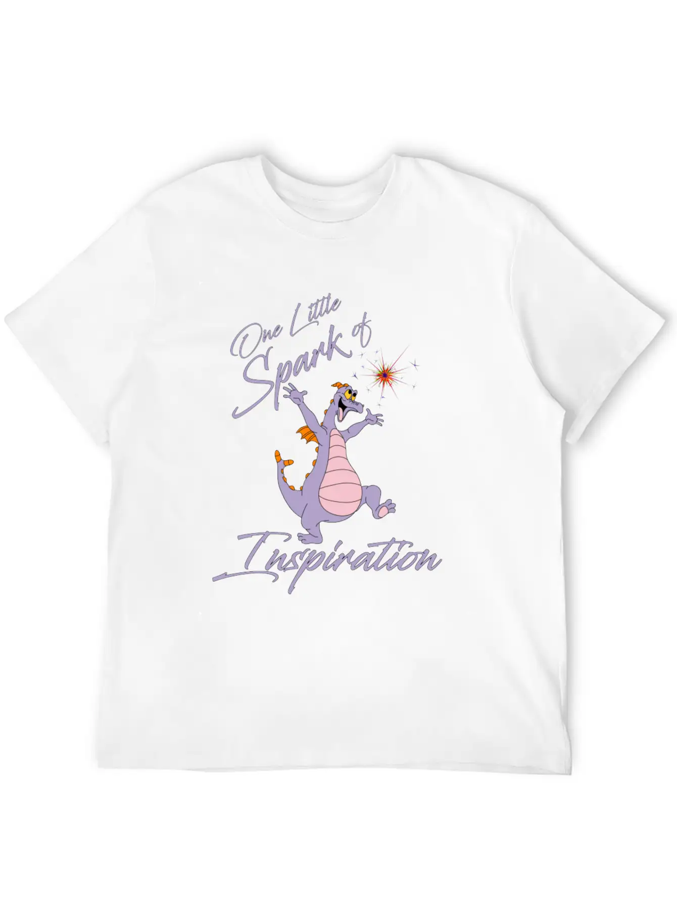 One Little Spark Of Inspiration Basic Graphic T-Shirt – Daily Comfort In Soft Cotton