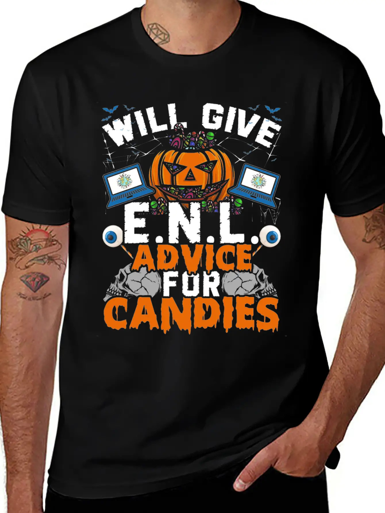 Online Class Distance Learning ENL Teacher Funny Timeless Short Sleeve Tee – Comfy And Minimalist Design