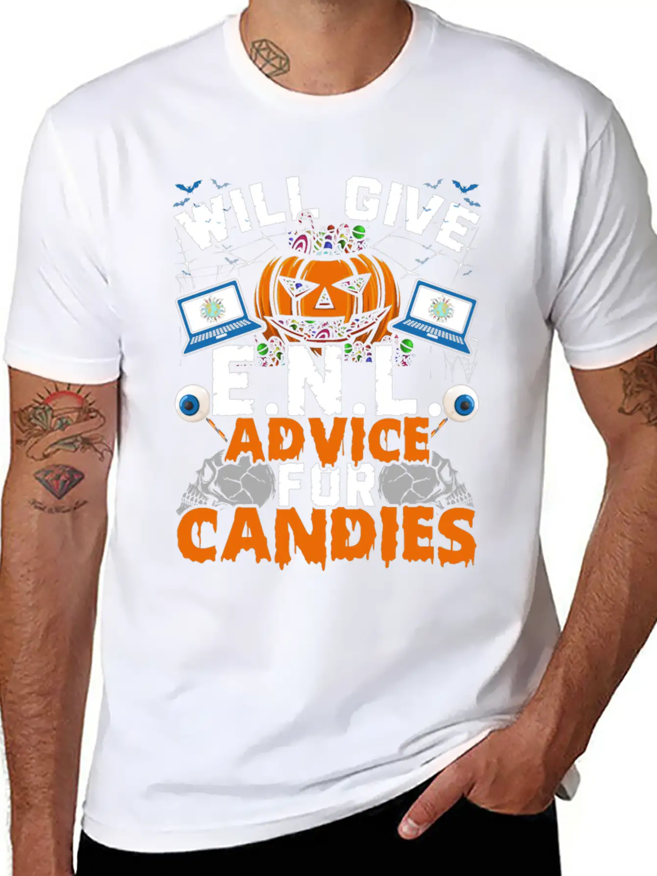 Online Class Distance Learning ENL Teacher Funny Timeless Short Sleeve Tee – Comfy And Minimalist Design