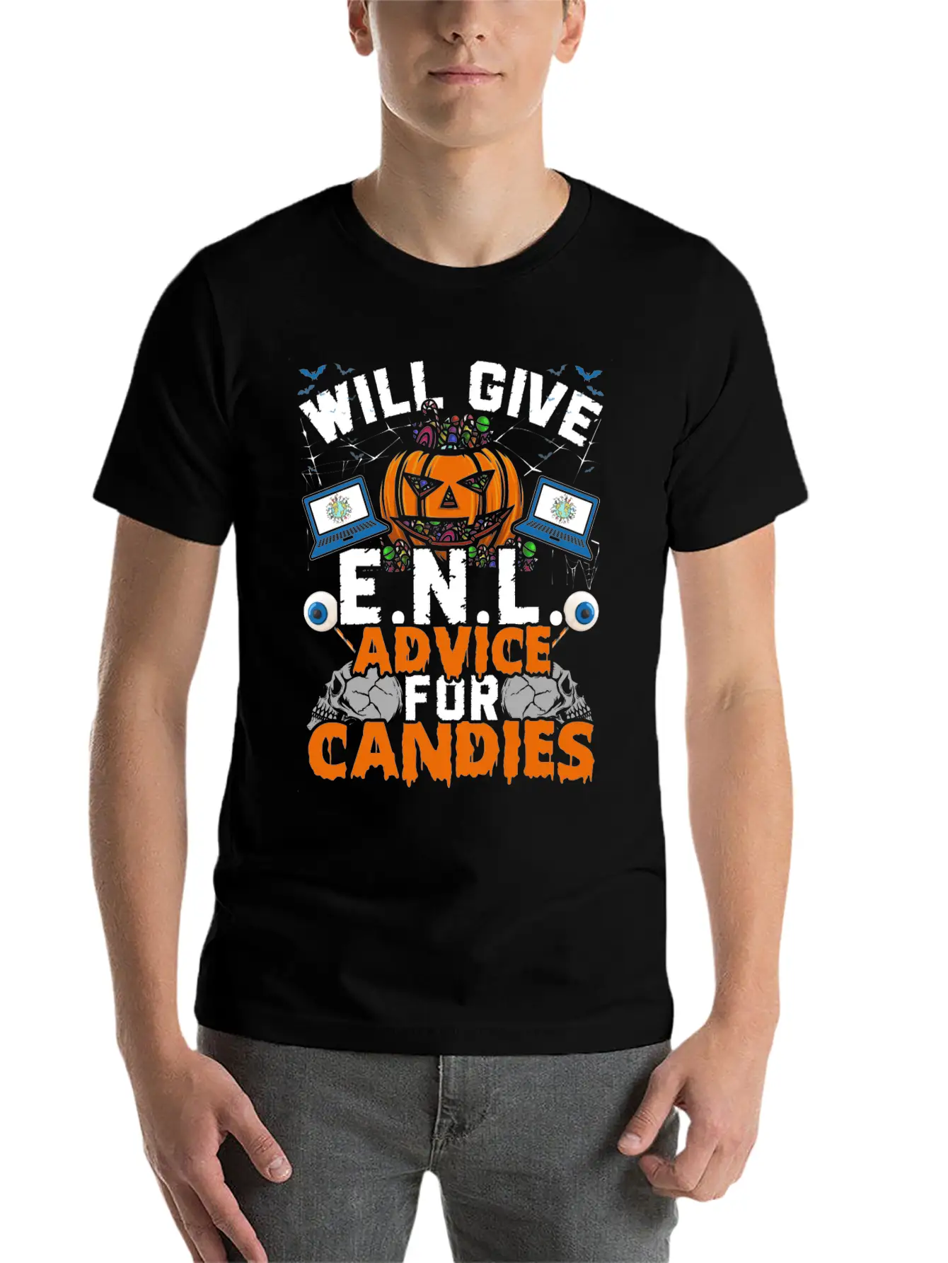 Online Class Distance Learning ENL Teacher Funny Timeless Short Sleeve Tee – Comfy And Minimalist Design