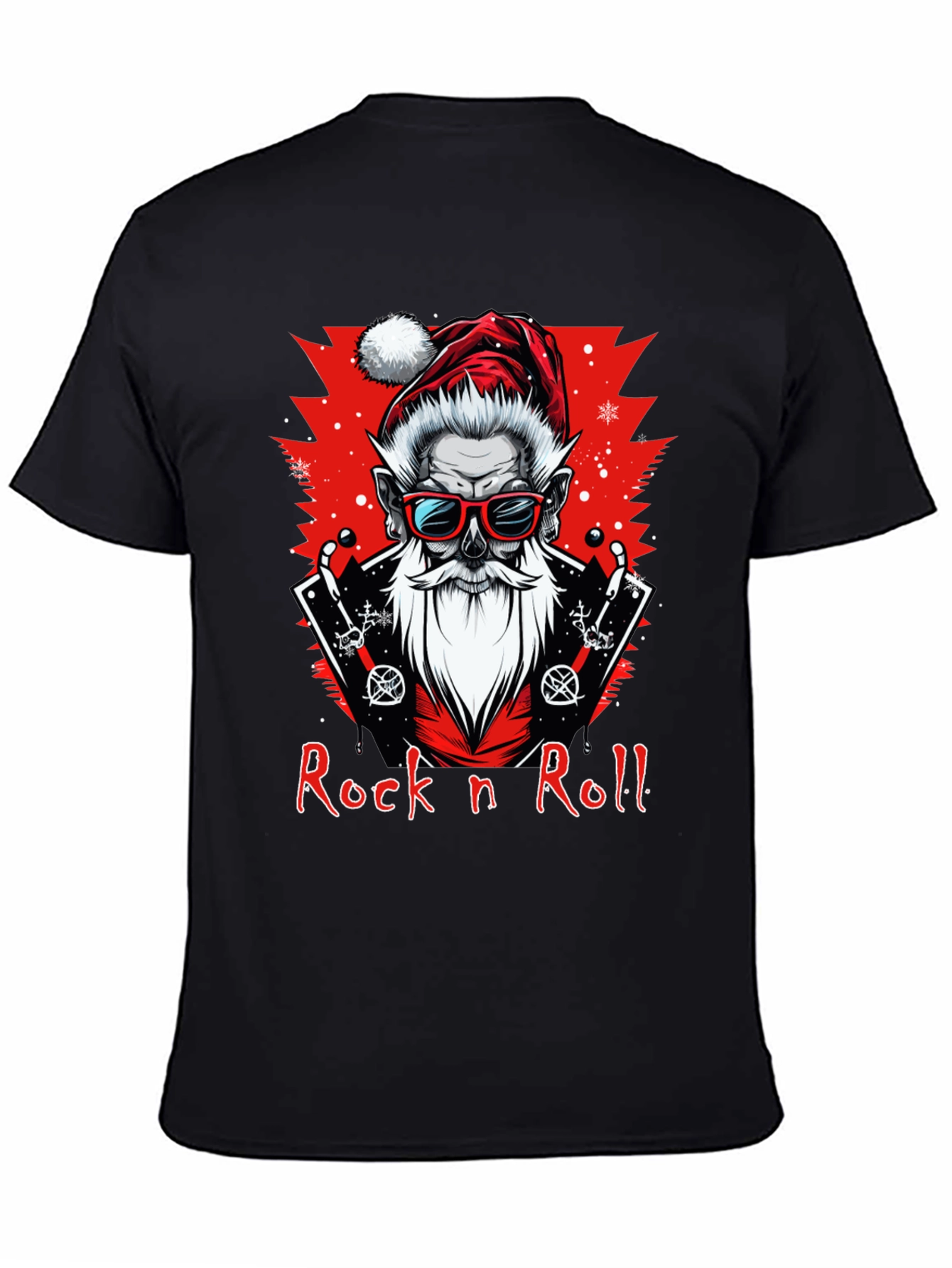 Rock n Roll Santa Graphic Tee