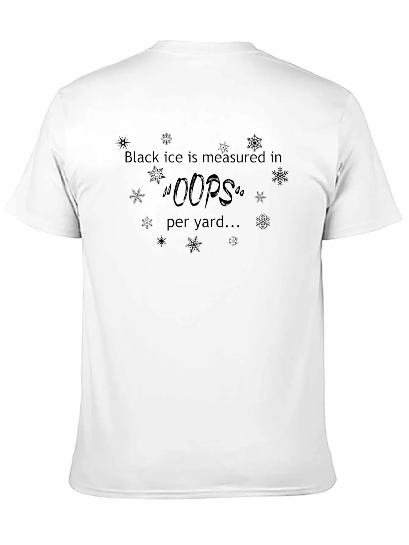Oops Per Yard BP B 8XFci Unisex Short Sleeve Soft Cotton T-Shirt – Casual Everyday Wear