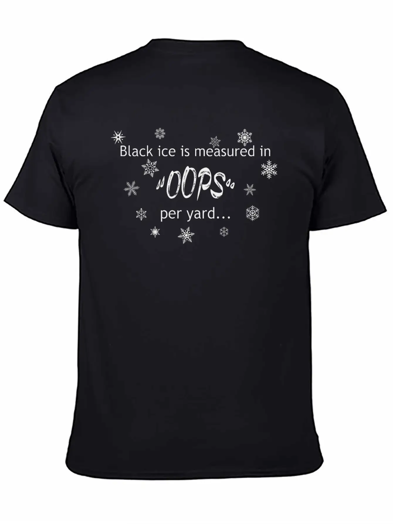 Oops Per Yard BP B 8XFci Unisex Short Sleeve Soft Cotton T-Shirt – Casual Everyday Wear