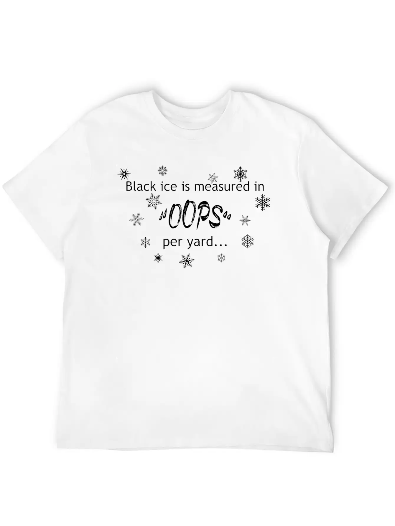 Oops Per Yard BP B 8XFci Unisex Short Sleeve Soft Cotton T-Shirt – Casual Everyday Wear