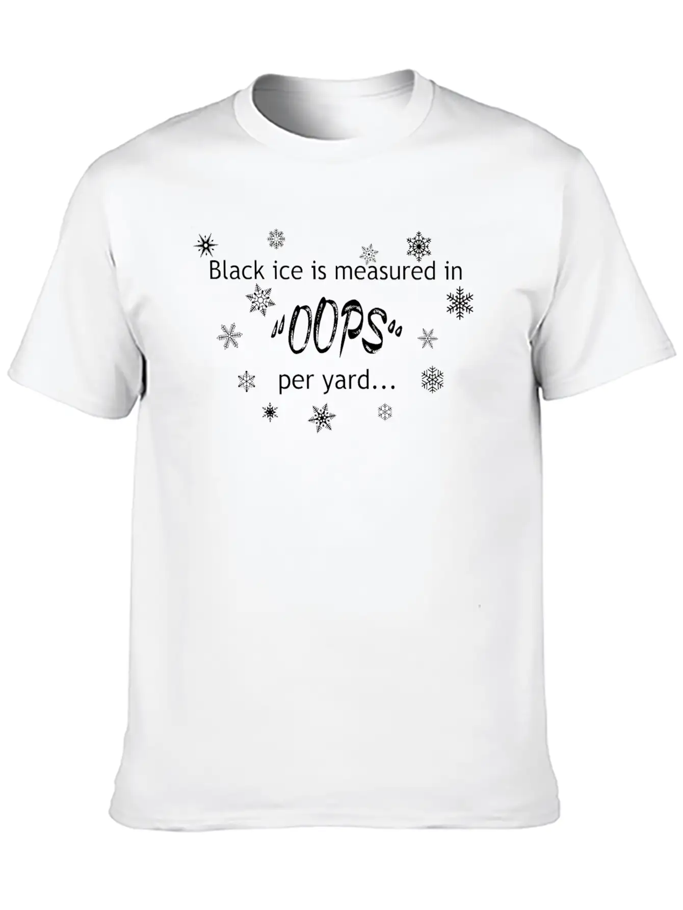 Oops Per Yard BP B 8XFci Unisex Short Sleeve Soft Cotton T-Shirt – Casual Everyday Wear