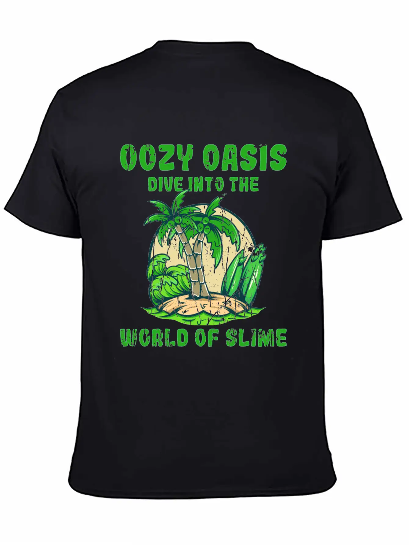 Oozy Oasis: Dive Into The World Of Slime - Slime Stylish Everyday T-Shirt – Unisex Basic Cotton Tee