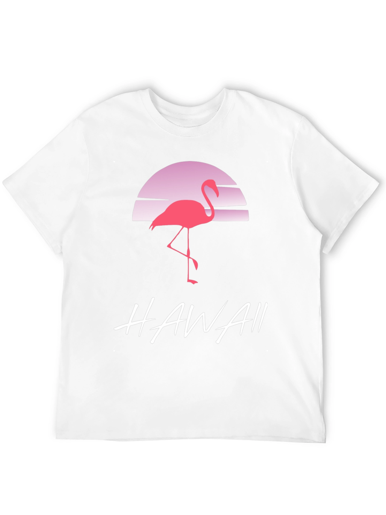 Retro Flamingo Hawaii Graphic Tee