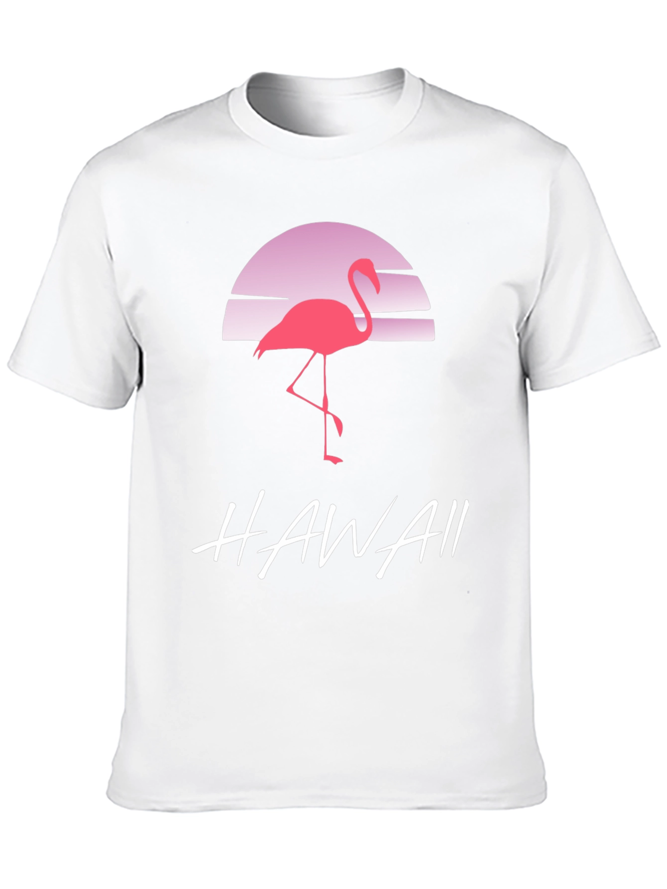 Retro Flamingo Hawaii Graphic Tee