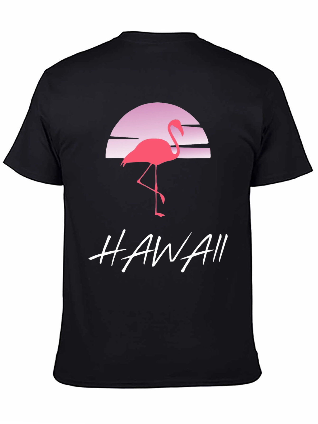 Retro Flamingo Hawaii Graphic Tee