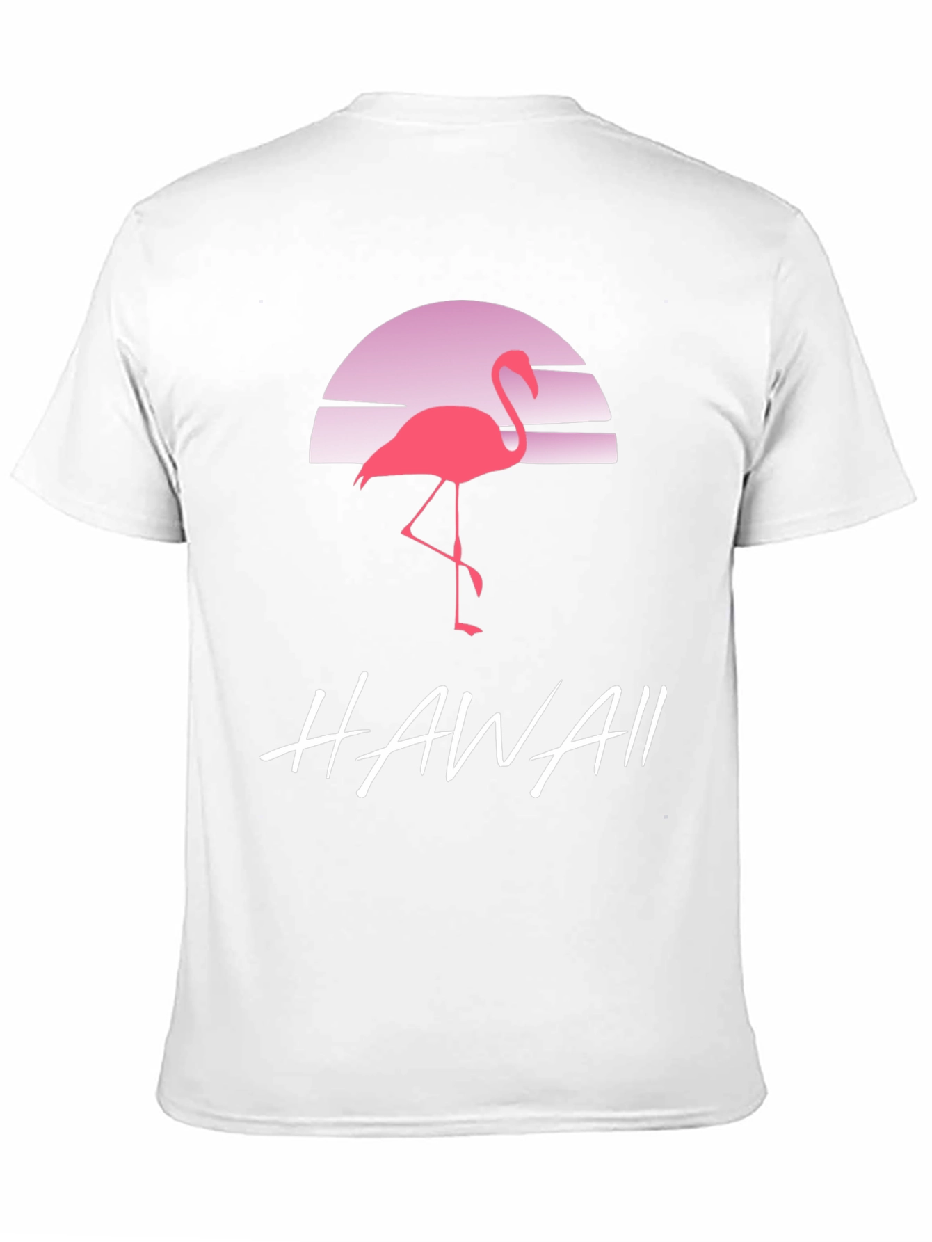 Retro Flamingo Hawaii Graphic Tee