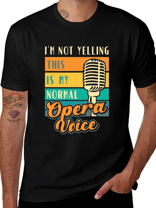 Opera Singer Vocalist Voice Coach Choir Show Essential Unisex Summer Tee – Soft Cotton Casual Fit