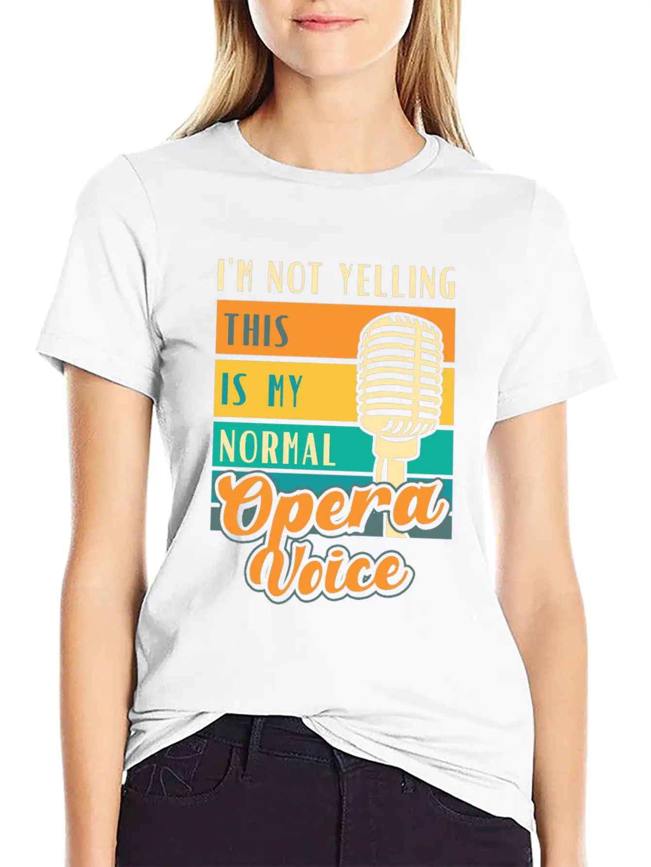 Opera Singer Vocalist Voice Coach Choir Show Essential Unisex Summer Tee – Soft Cotton Casual Fit