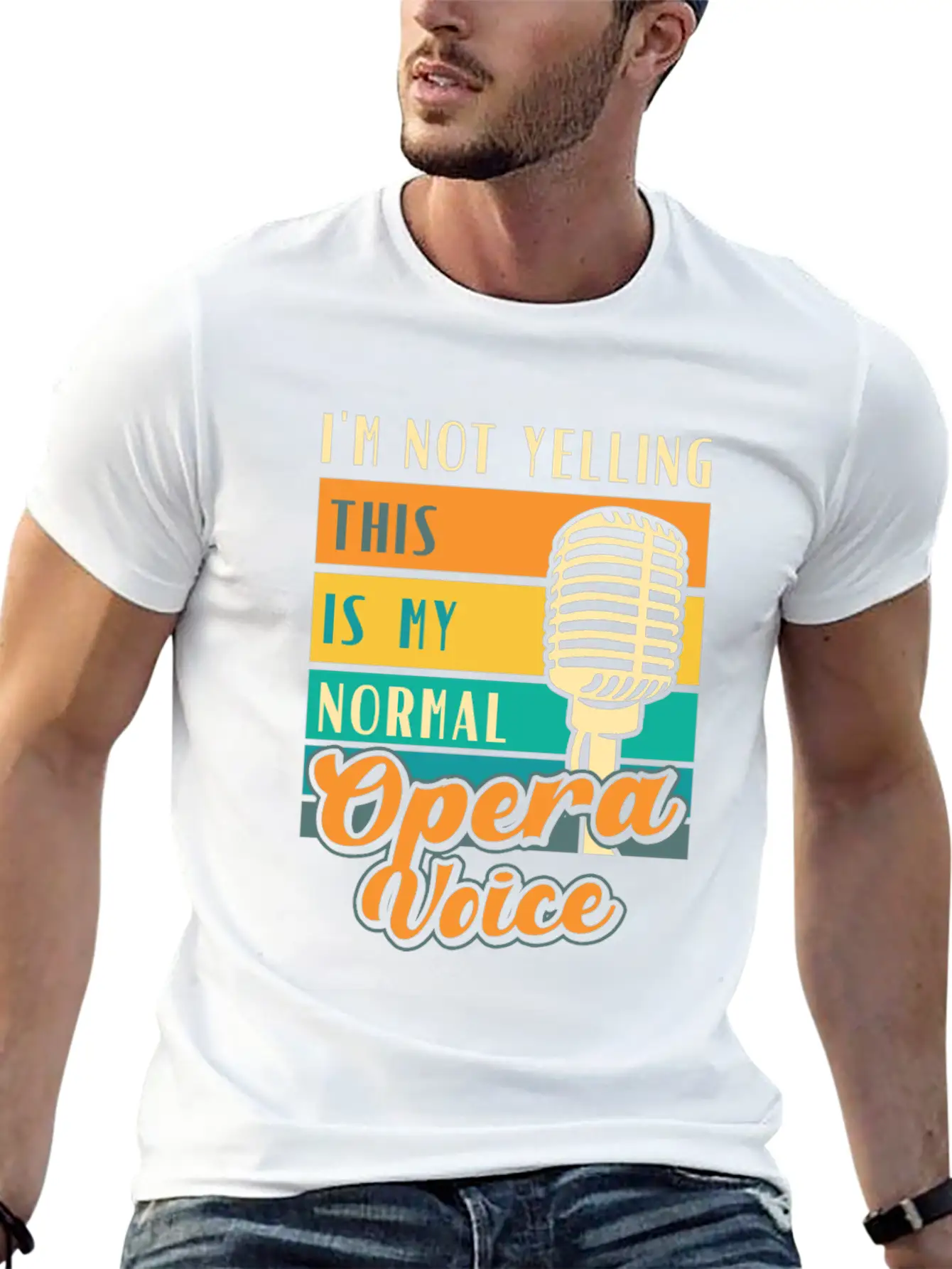 Opera Singer Vocalist Voice Coach Choir Show Essential Unisex Summer Tee – Soft Cotton Casual Fit