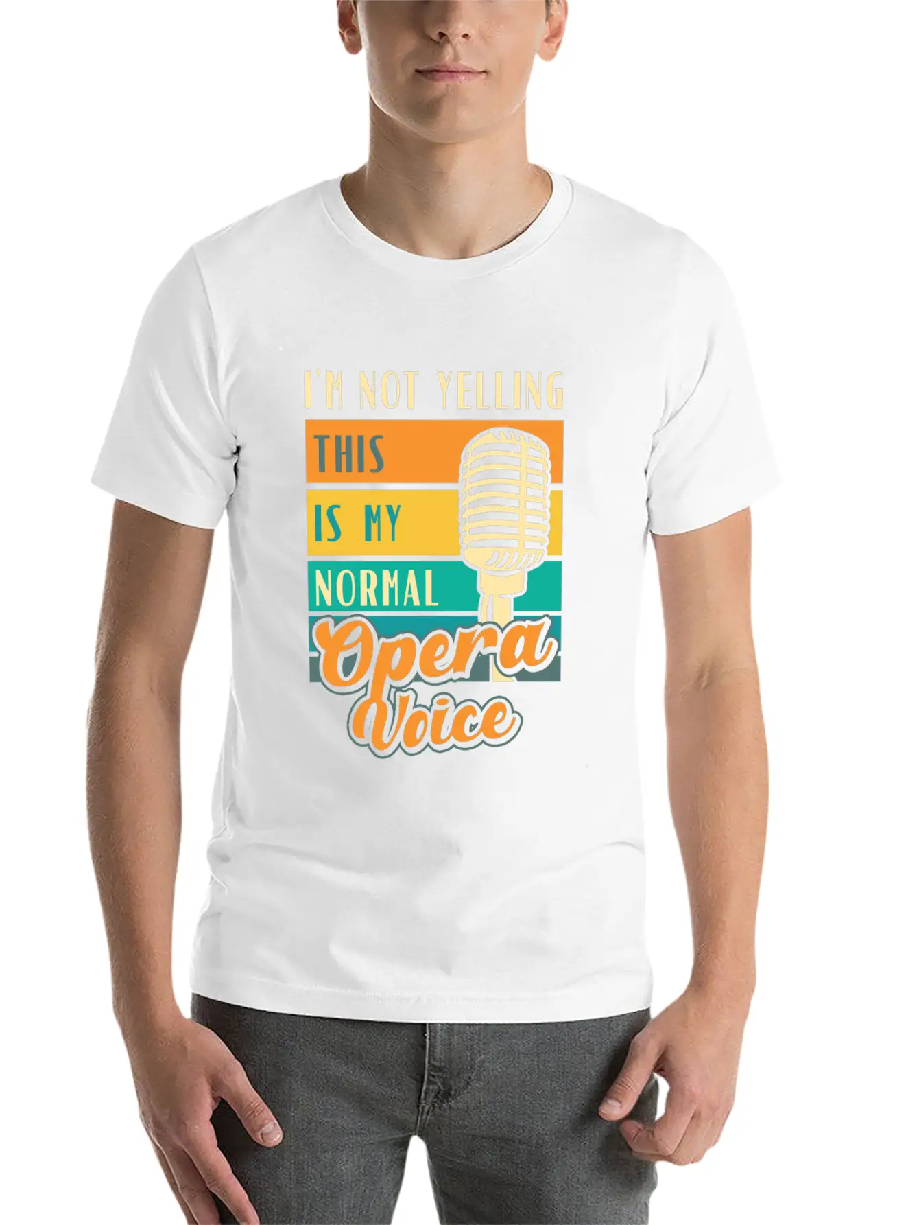 Opera Singer Vocalist Voice Coach Choir Show Essential Unisex Summer Tee – Soft Cotton Casual Fit