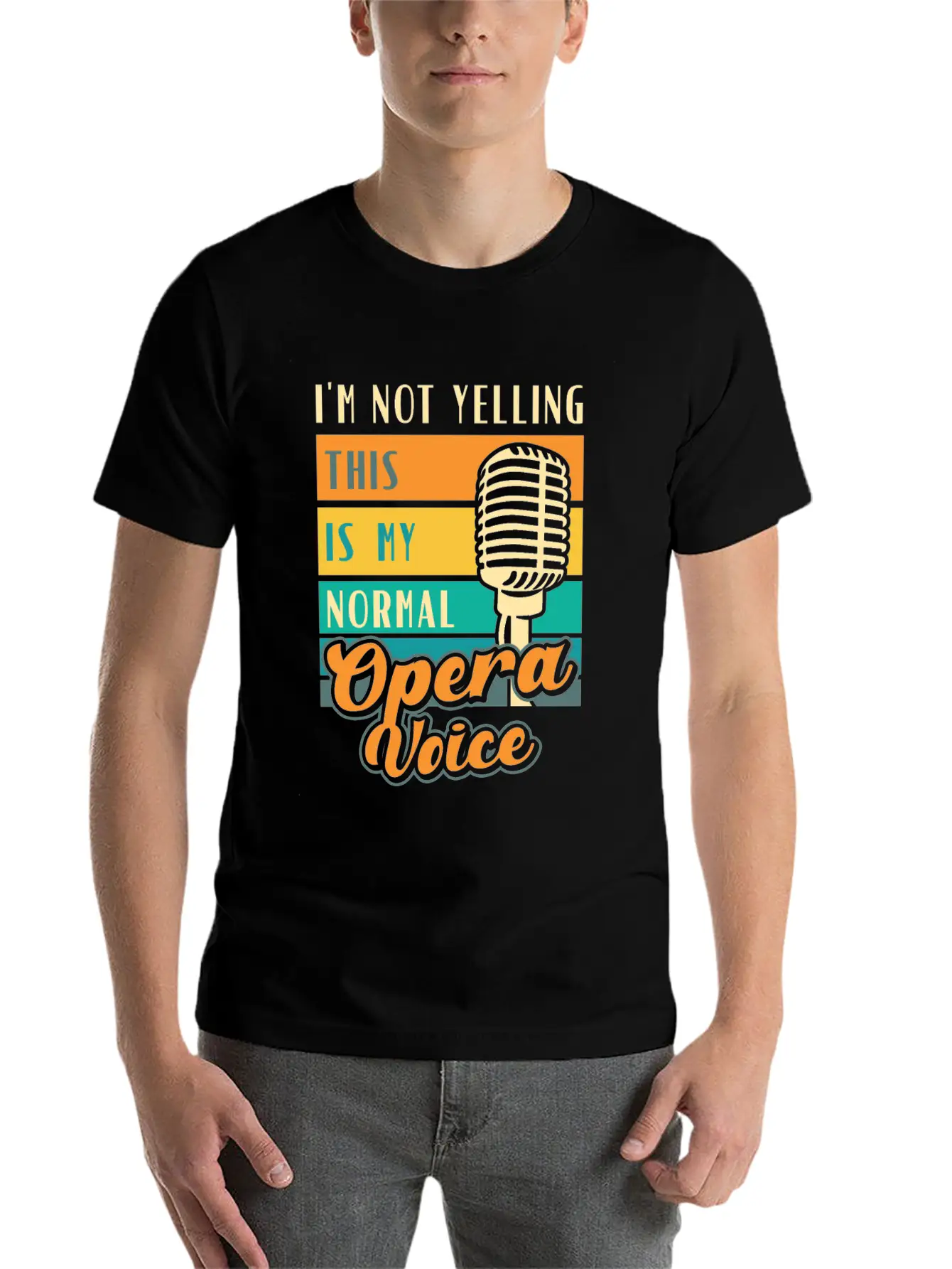 Opera Singer Vocalist Voice Coach Choir Show Essential Unisex Summer Tee – Soft Cotton Casual Fit
