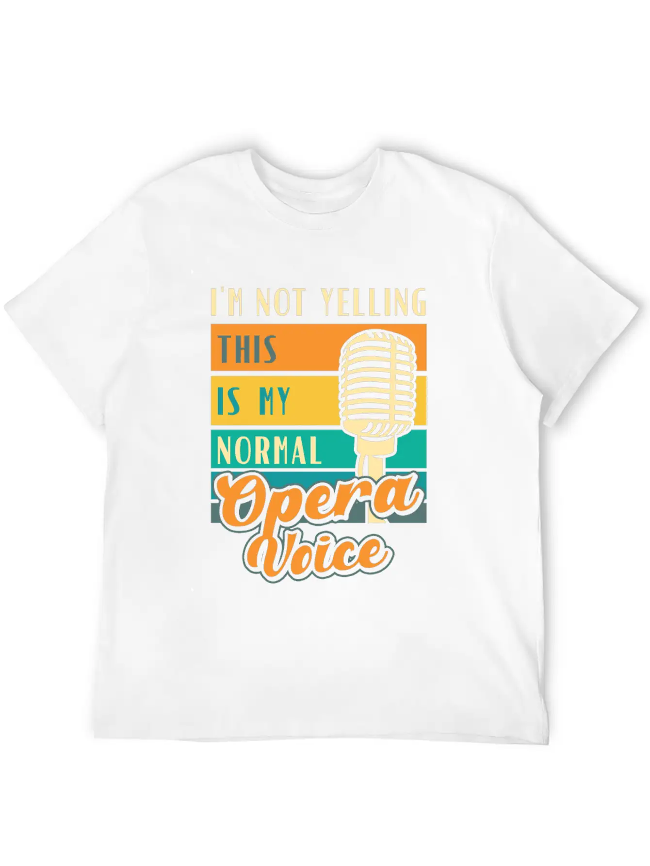 Opera Singer Vocalist Voice Coach Choir Show Essential Unisex Summer Tee – Soft Cotton Casual Fit