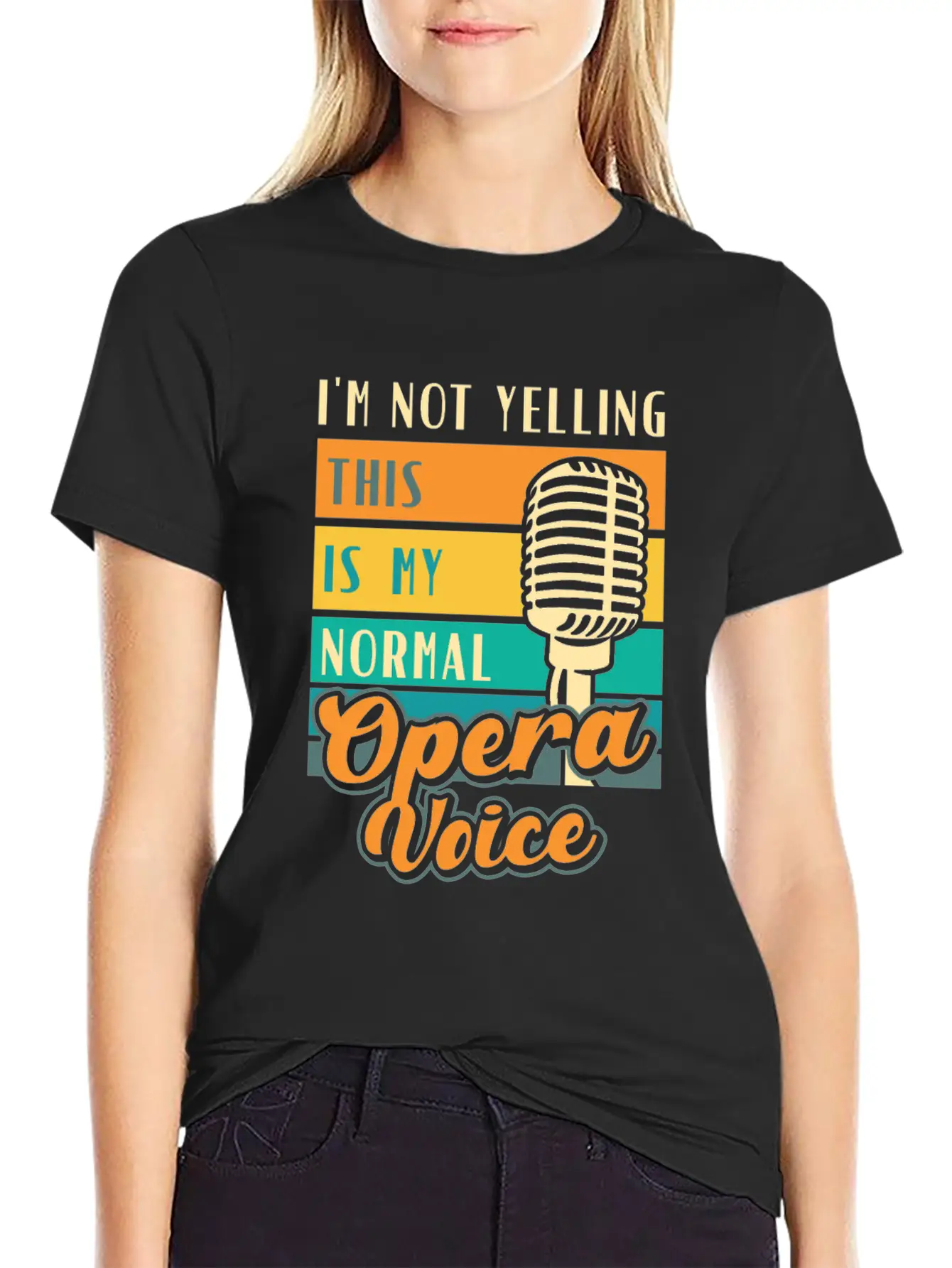Opera Singer Vocalist Voice Coach Choir Show Essential Unisex Summer Tee – Soft Cotton Casual Fit