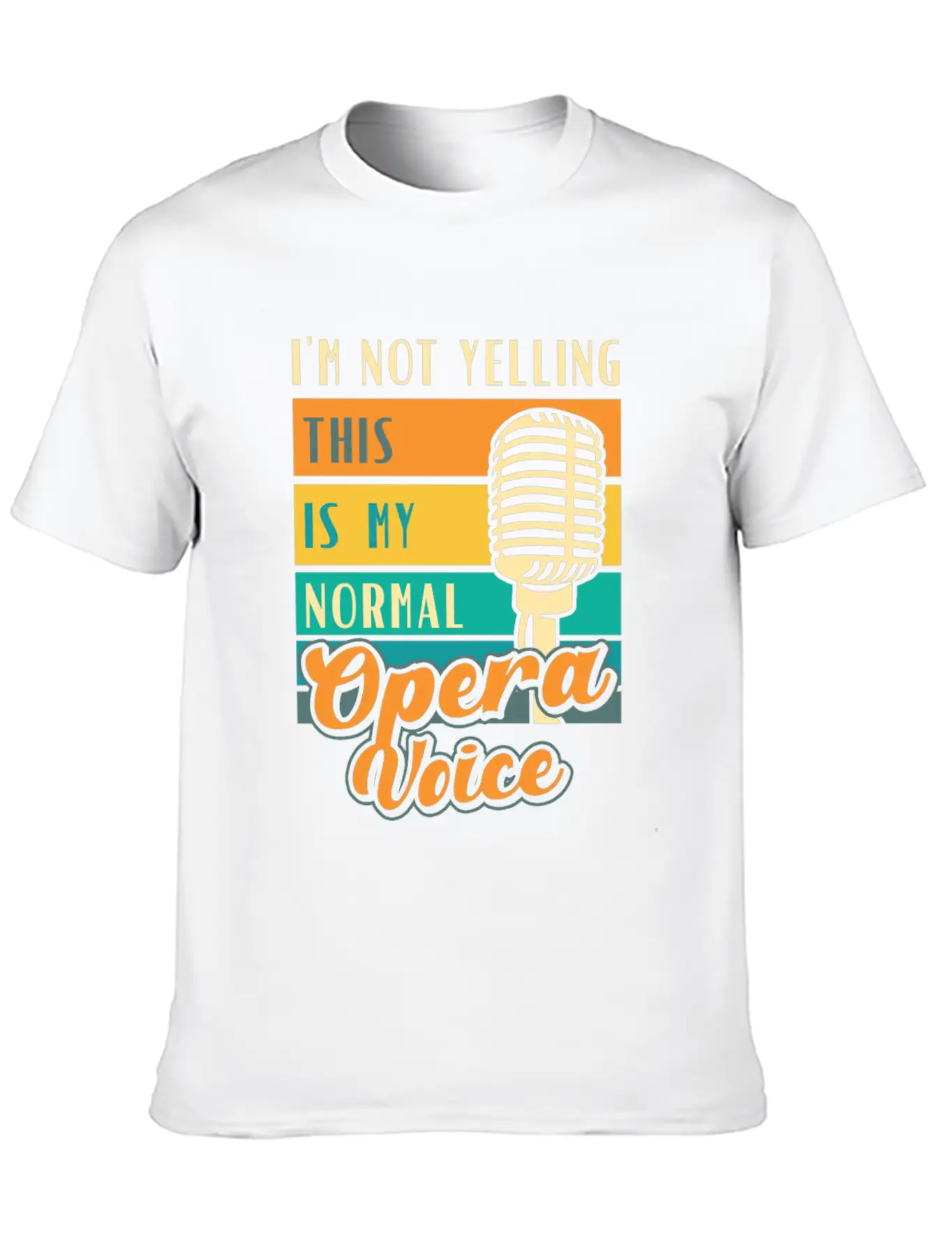 Opera Singer Vocalist Voice Coach Choir Show Essential Unisex Summer Tee – Soft Cotton Casual Fit