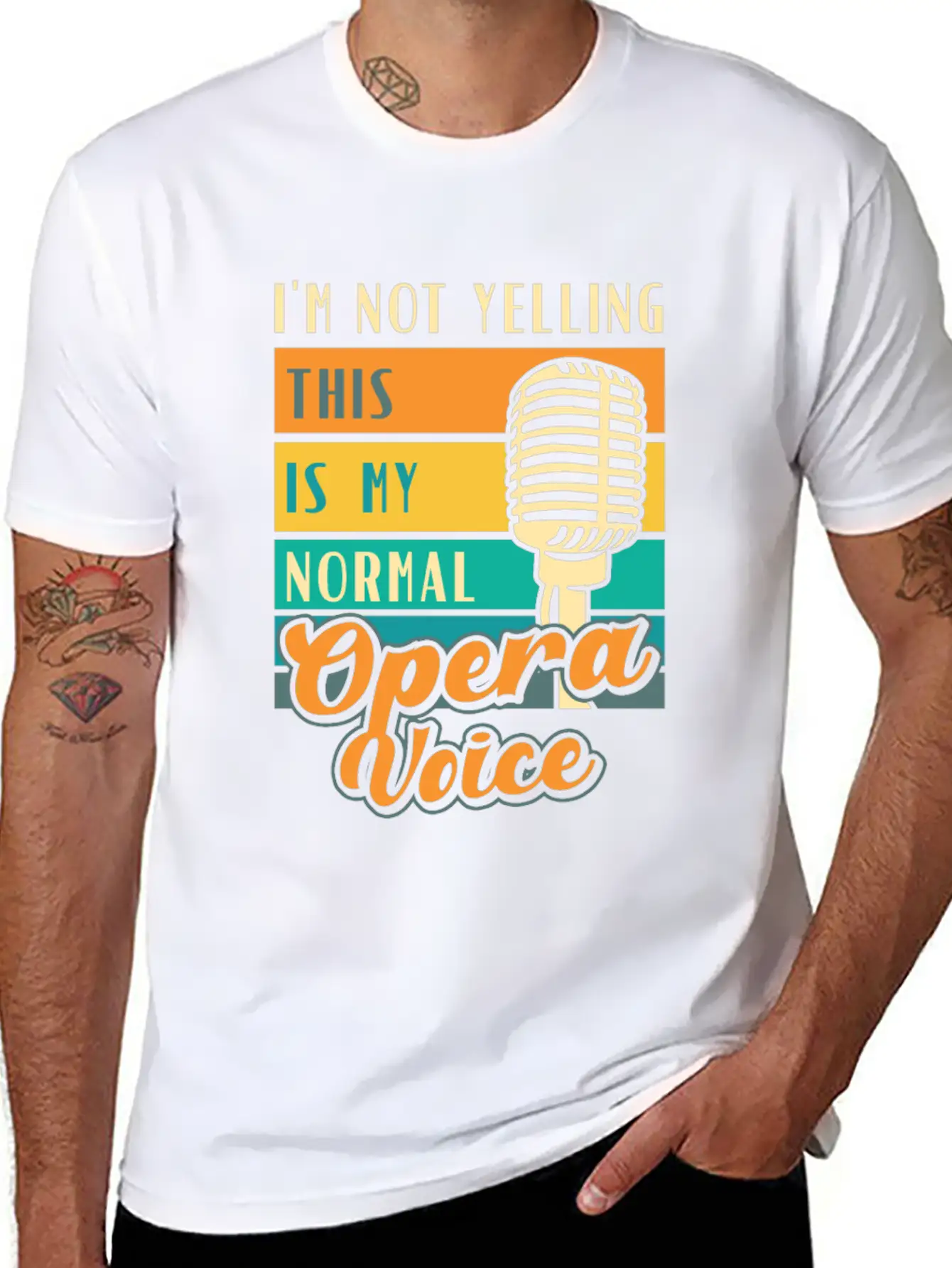 Opera Singer Vocalist Voice Coach Choir Show Essential Unisex Summer Tee – Soft Cotton Casual Fit
