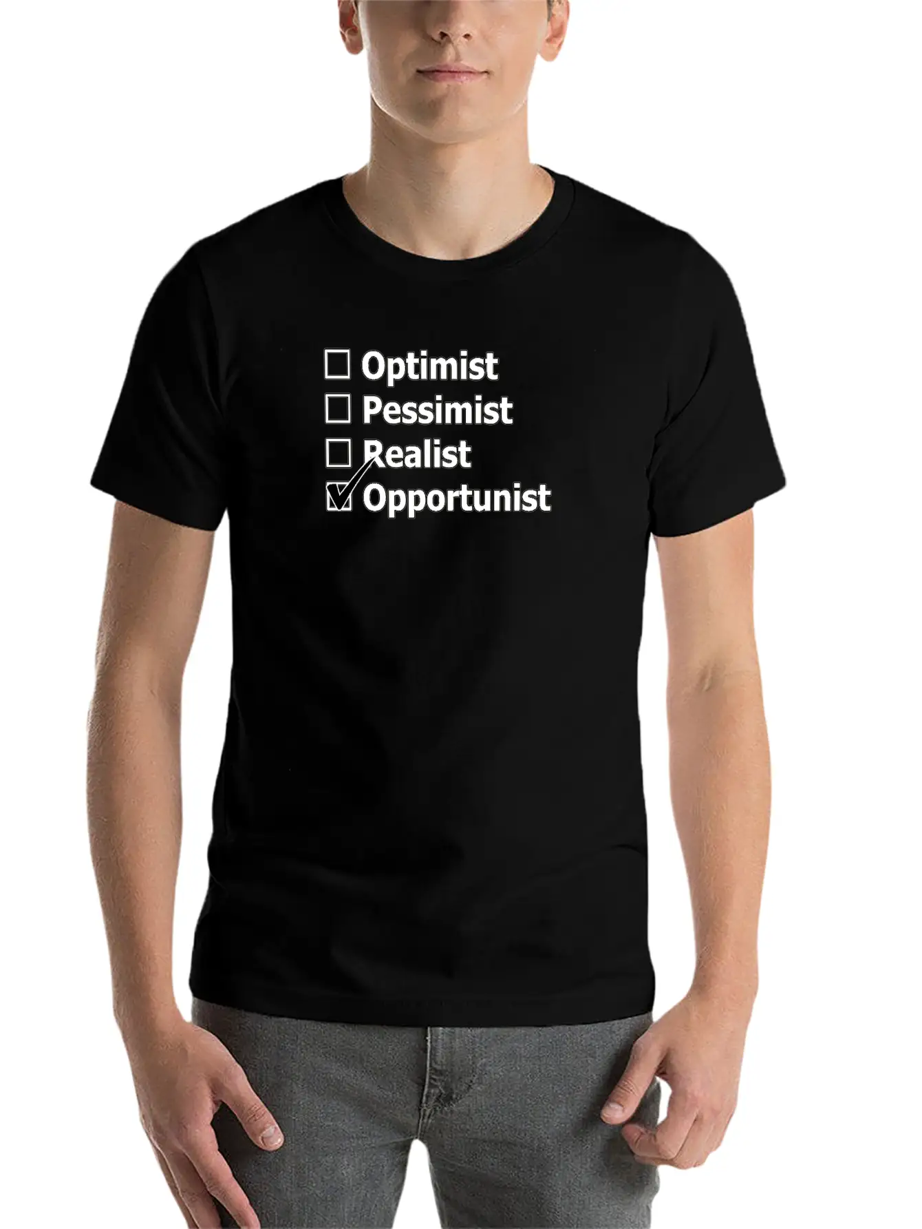 Opportunist Stylish Everyday T-Shirt – Unisex Basic Cotton Tee