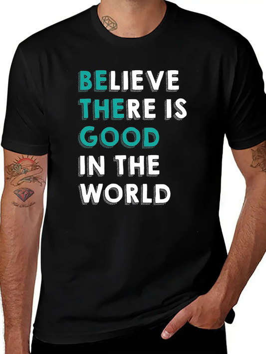 Optimism Good In The World Cool Gift Timeless Short Sleeve Tee – Comfy And Minimalist Design