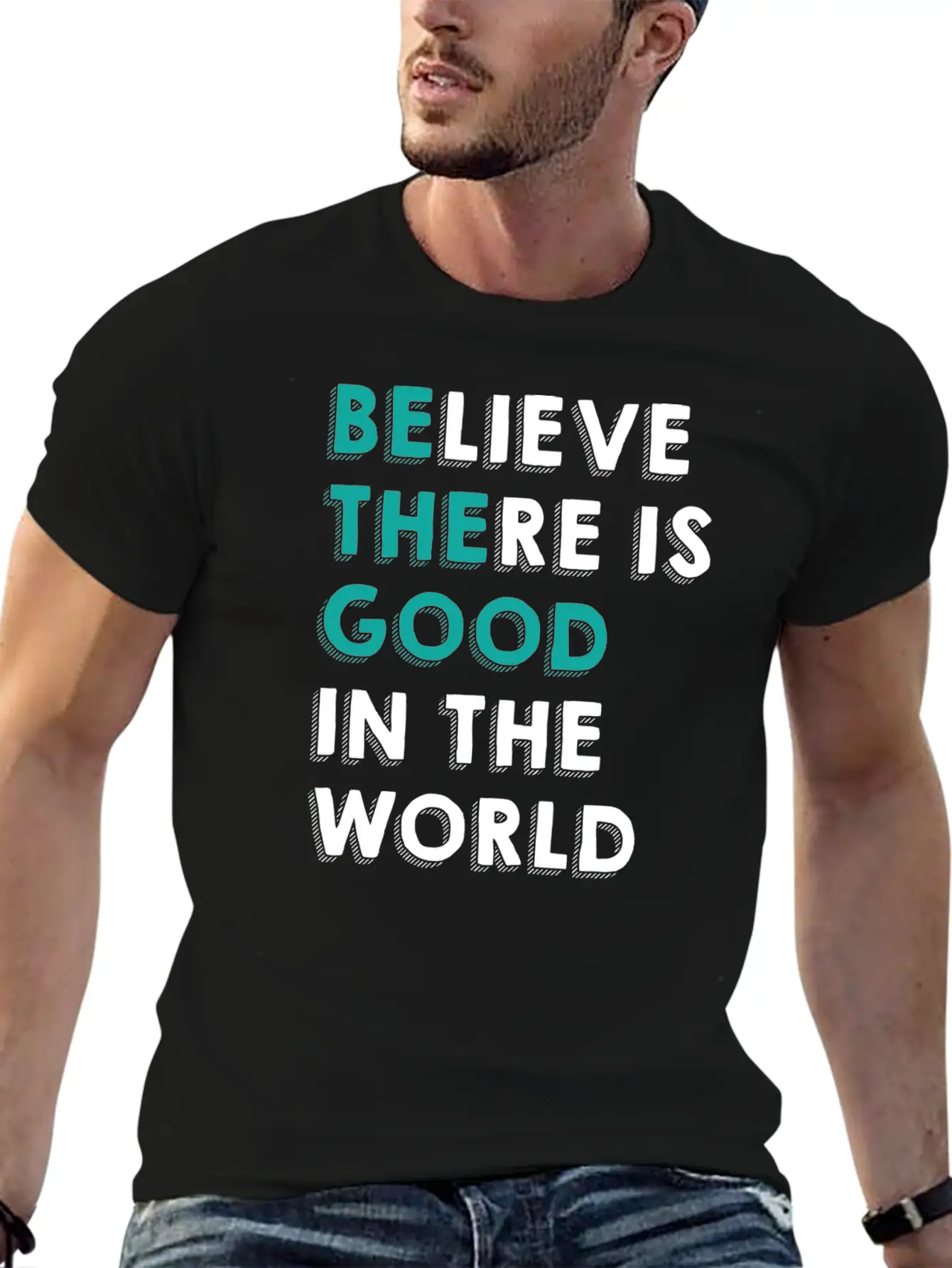 Optimism Good In The World Cool Gift Timeless Short Sleeve Tee – Comfy And Minimalist Design