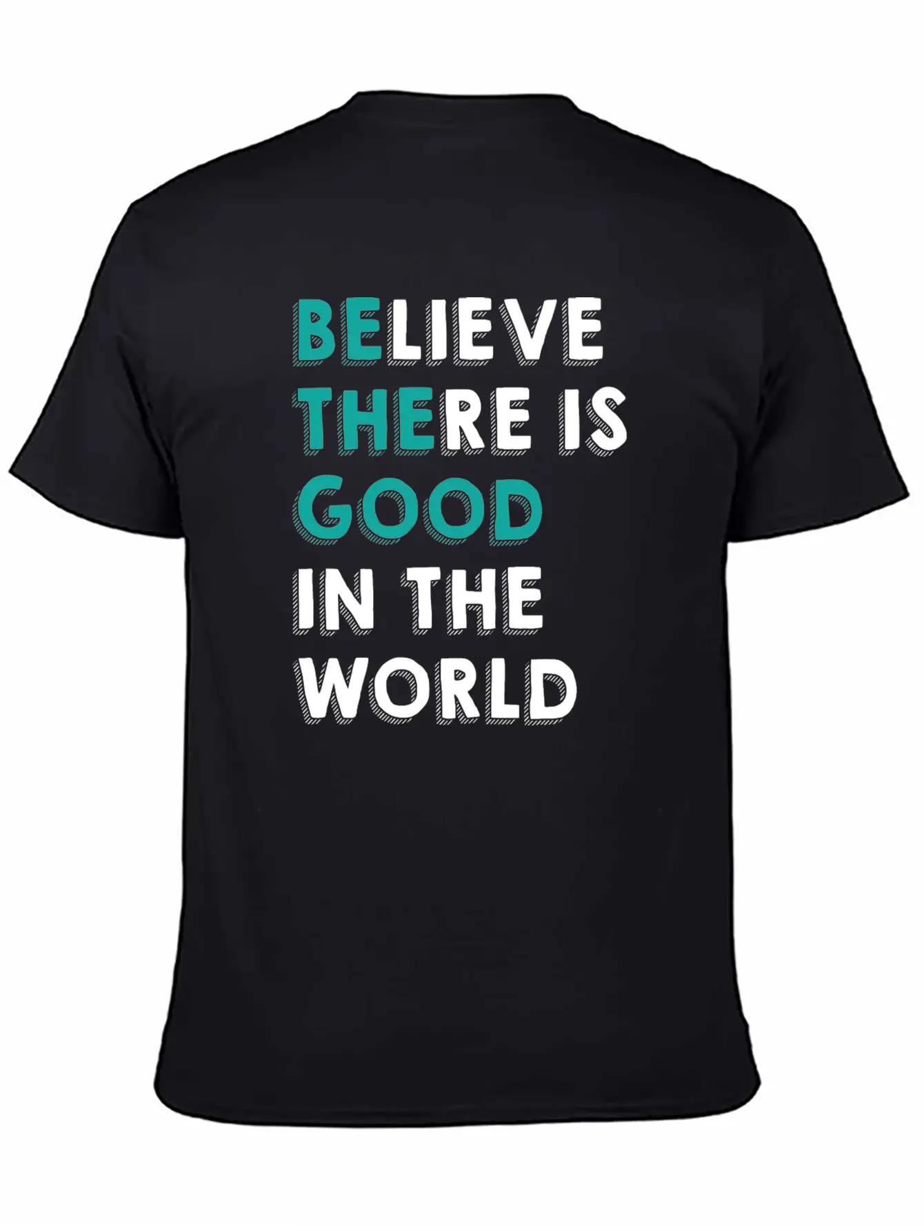 Optimism Good In The World Cool Gift Timeless Short Sleeve Tee – Comfy And Minimalist Design