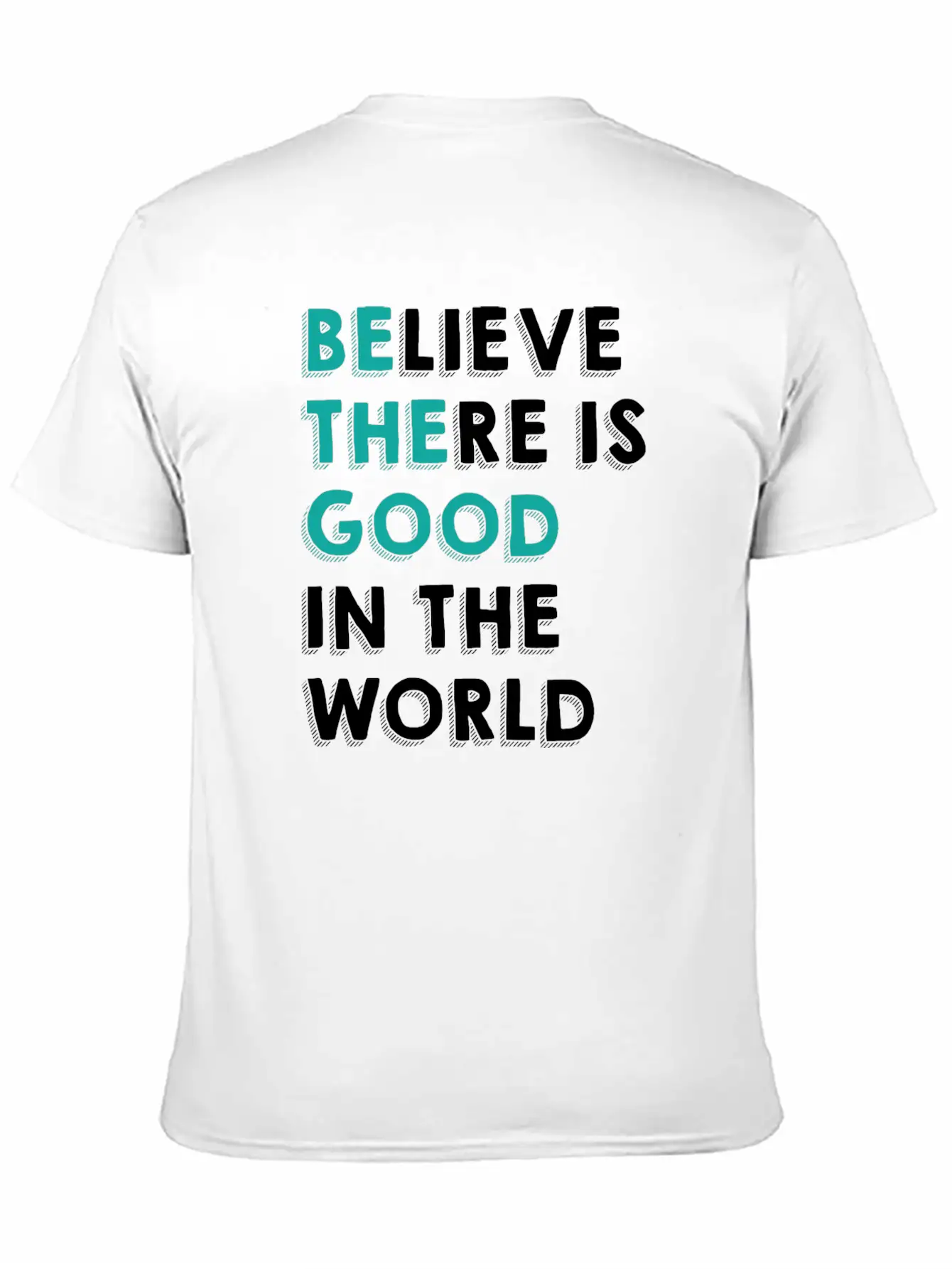 Optimism Good In The World Cool Gift Timeless Short Sleeve Tee – Comfy And Minimalist Design