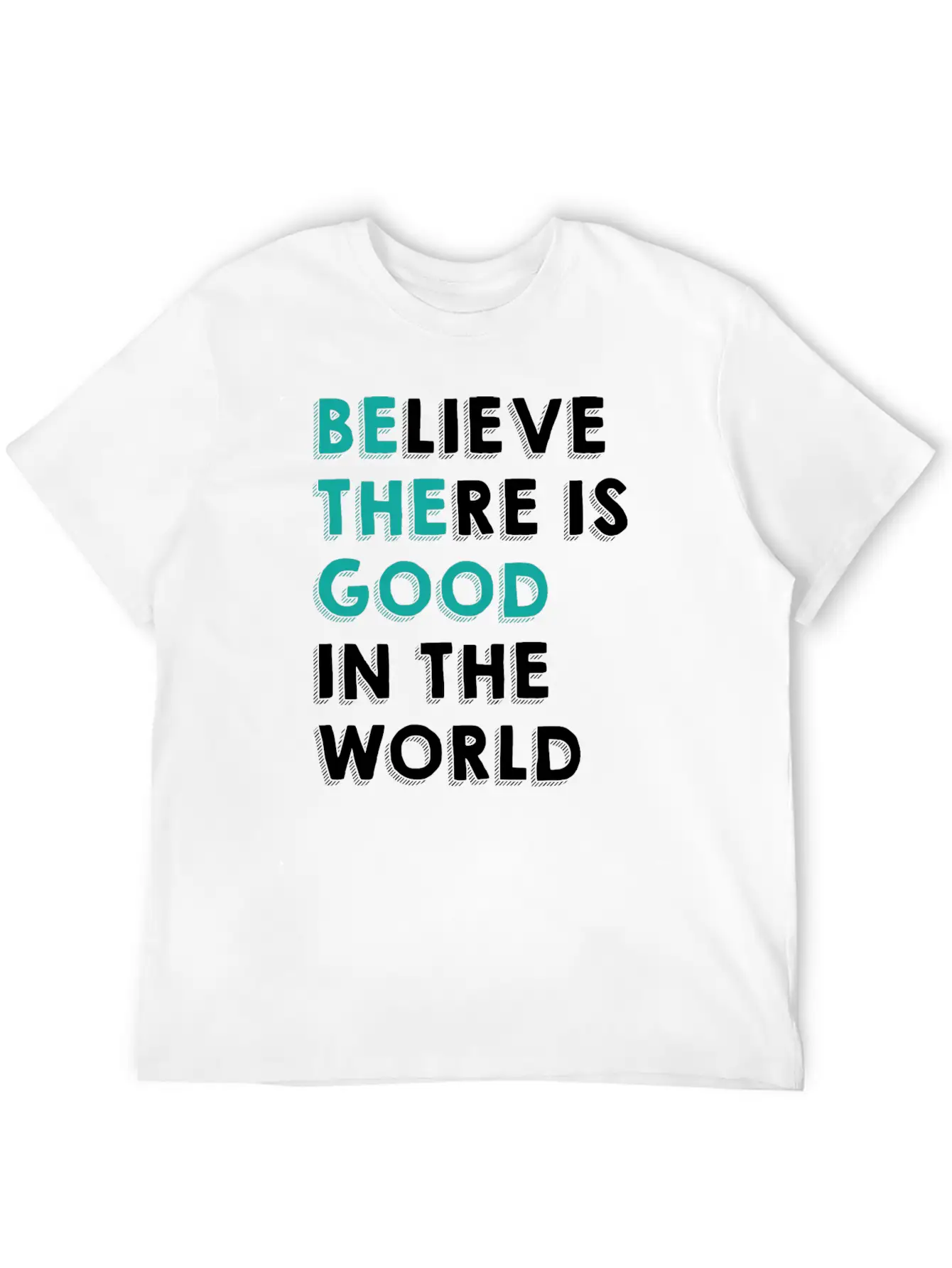 Optimism Good In The World Cool Gift Timeless Short Sleeve Tee – Comfy And Minimalist Design