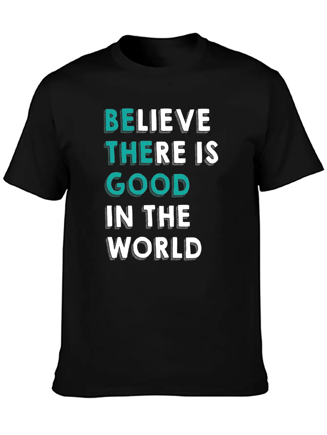 Optimism Good In The World Cool Gift Timeless Short Sleeve Tee – Comfy And Minimalist Design
