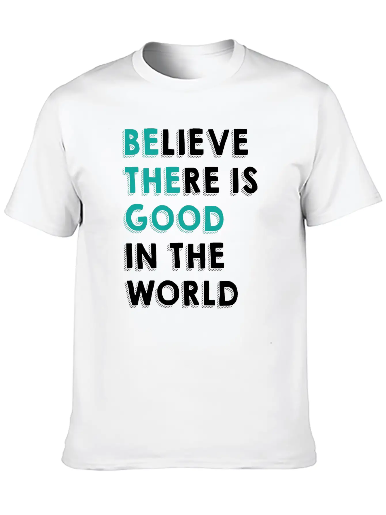Optimism Good In The World Cool Gift Timeless Short Sleeve Tee – Comfy And Minimalist Design