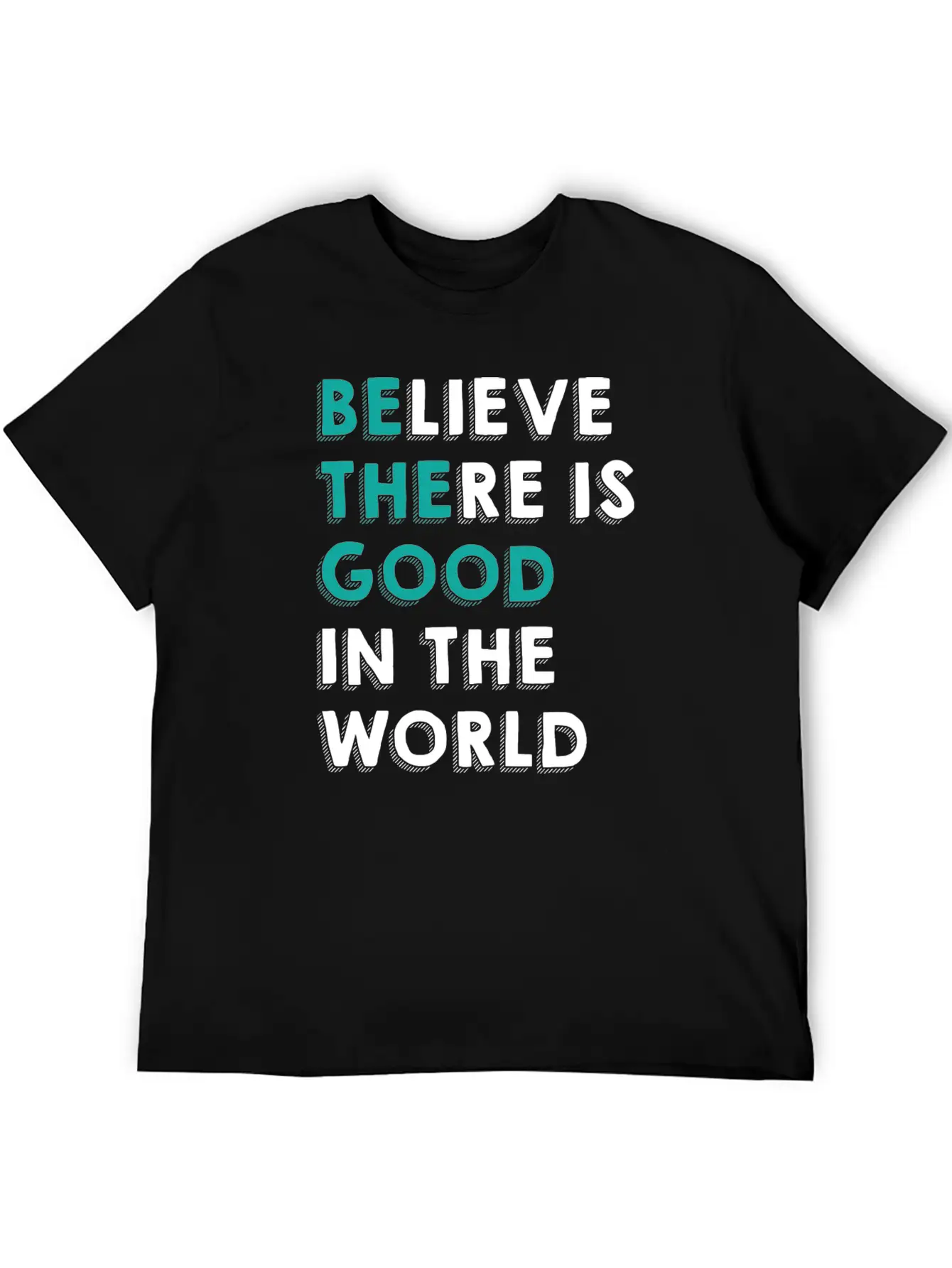 Optimism Good In The World Cool Gift Timeless Short Sleeve Tee – Comfy And Minimalist Design