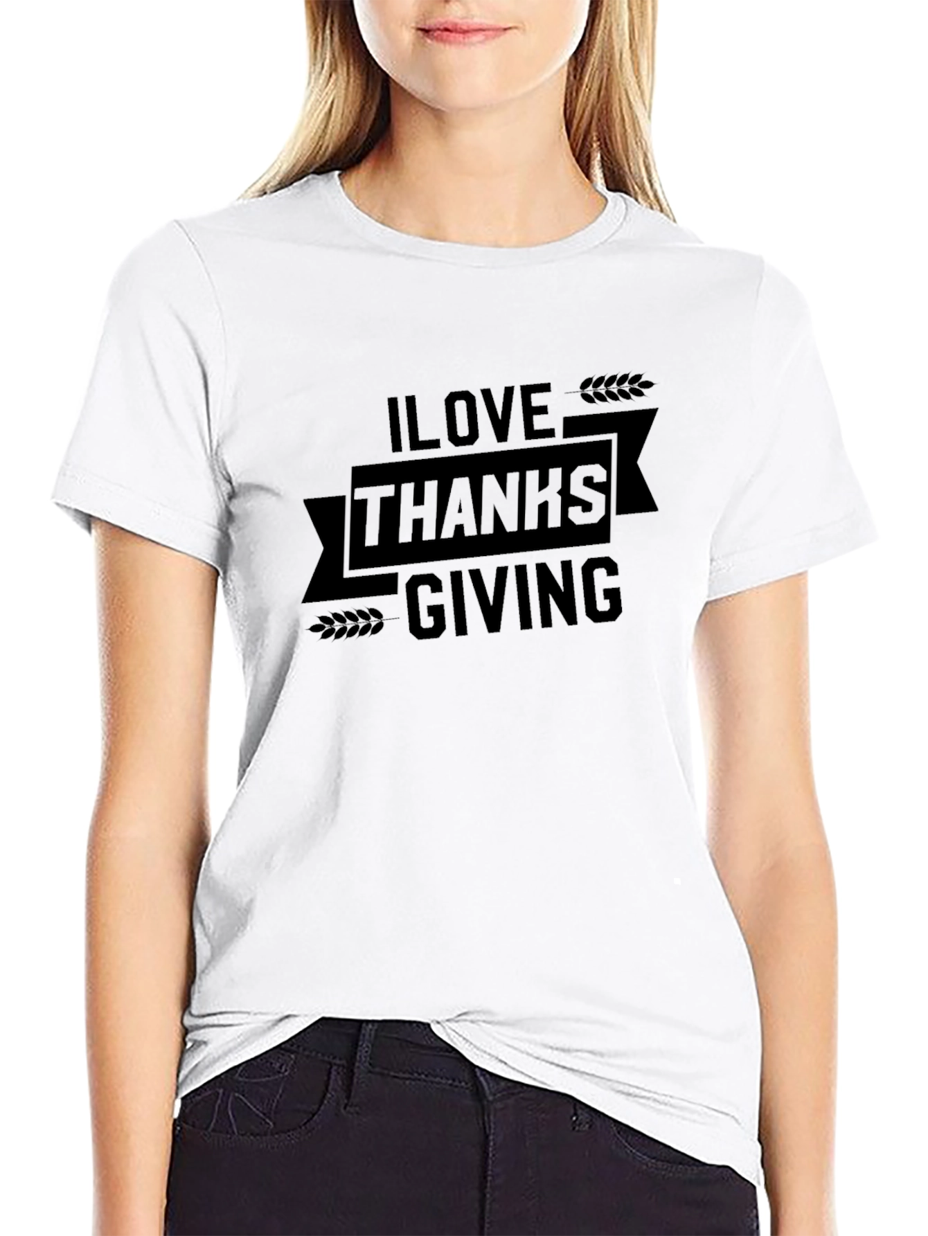 I Love Thanksgiving Graphic Tee